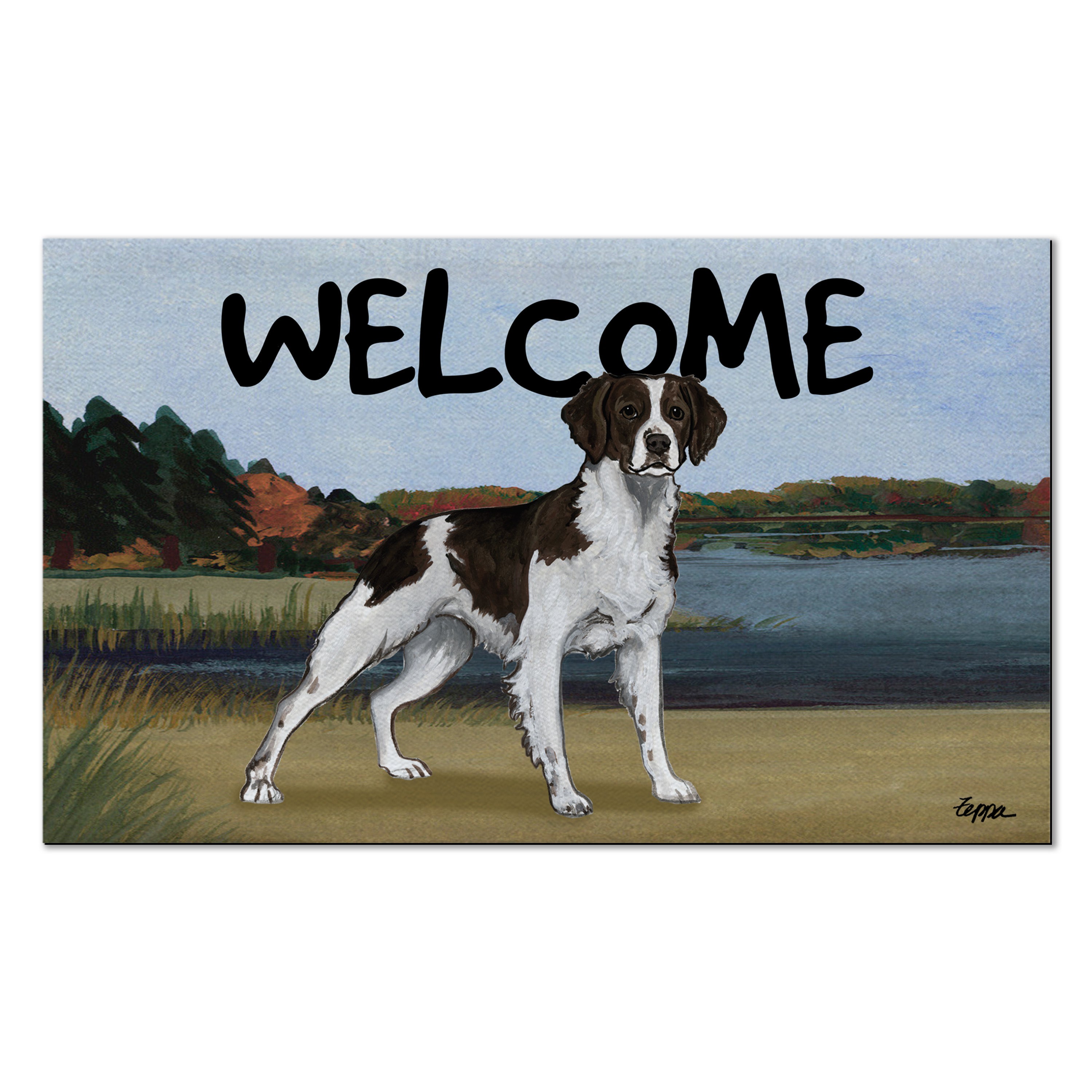 Brittany Liver  Welcome Mat