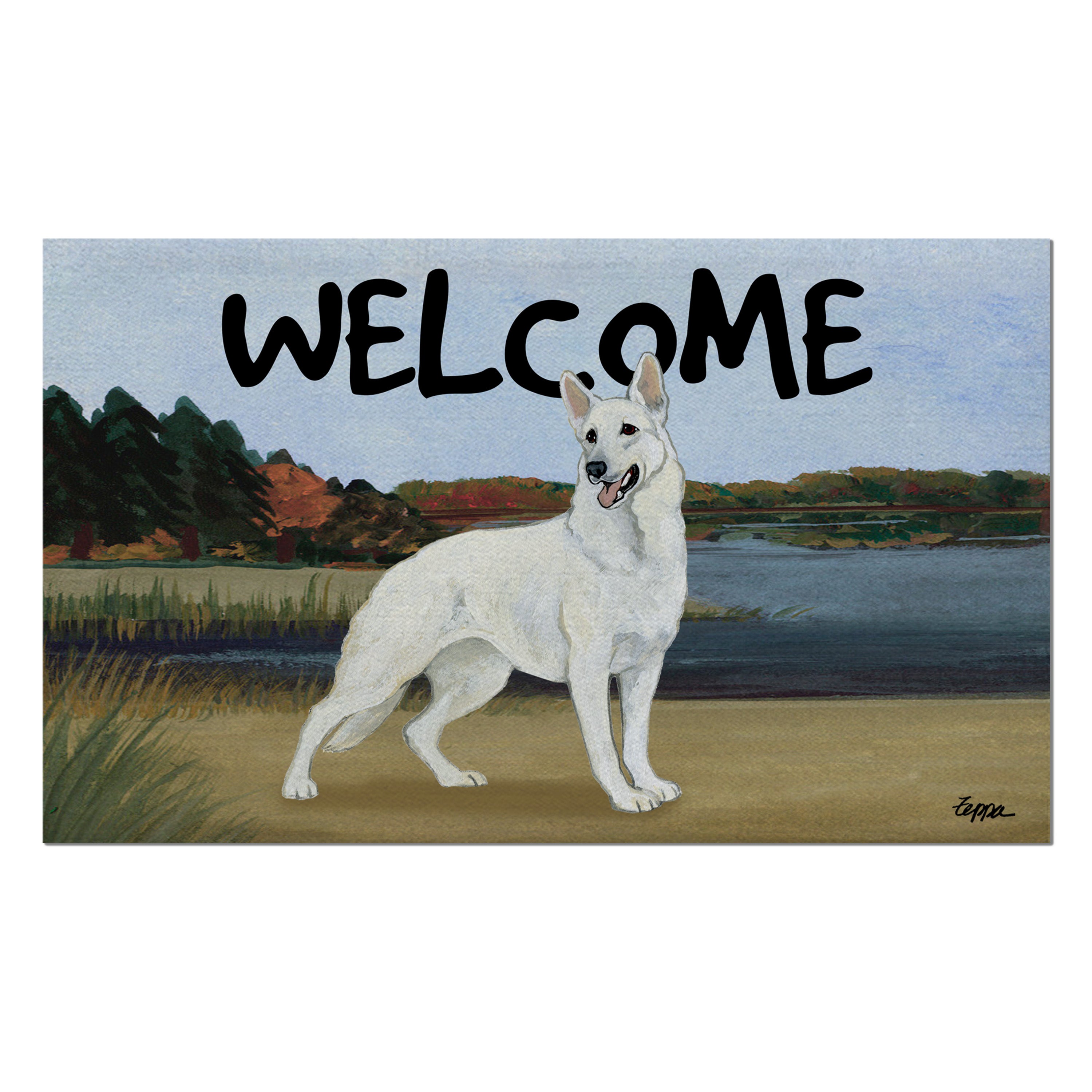 German Shepherd Welcome Mat