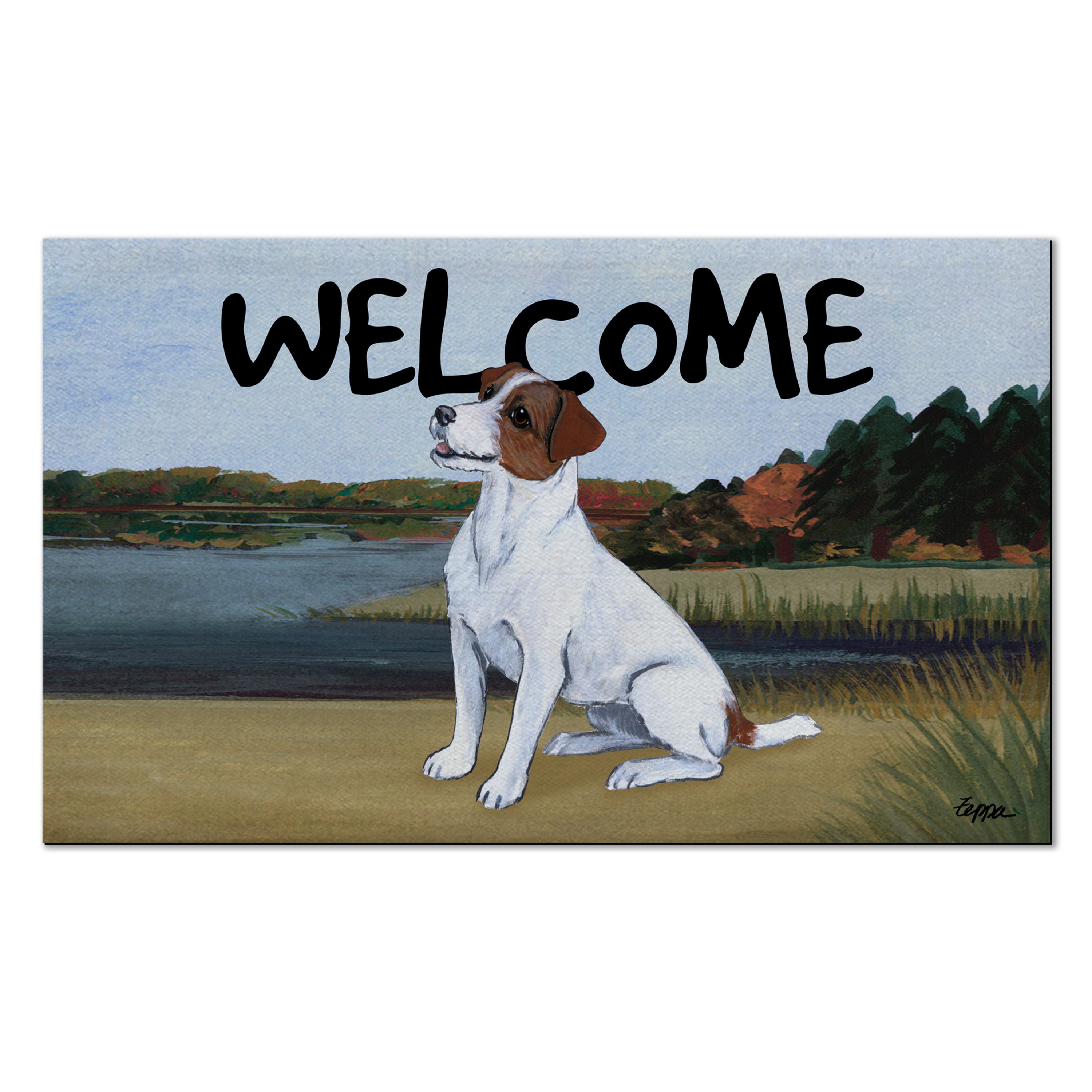 Jack Russell Terrier Welcome Mat