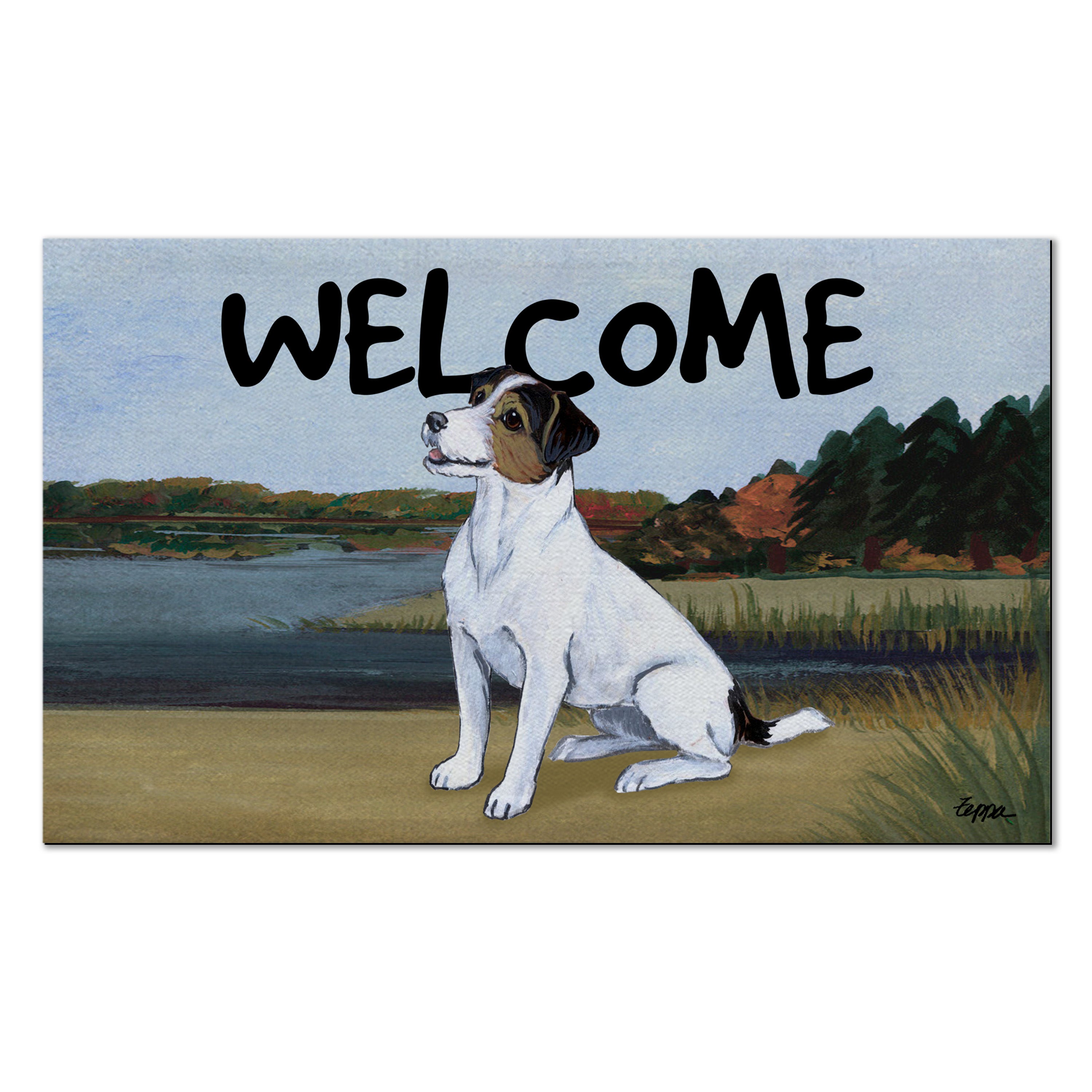 Jack Russell Terrier Welcome Mat