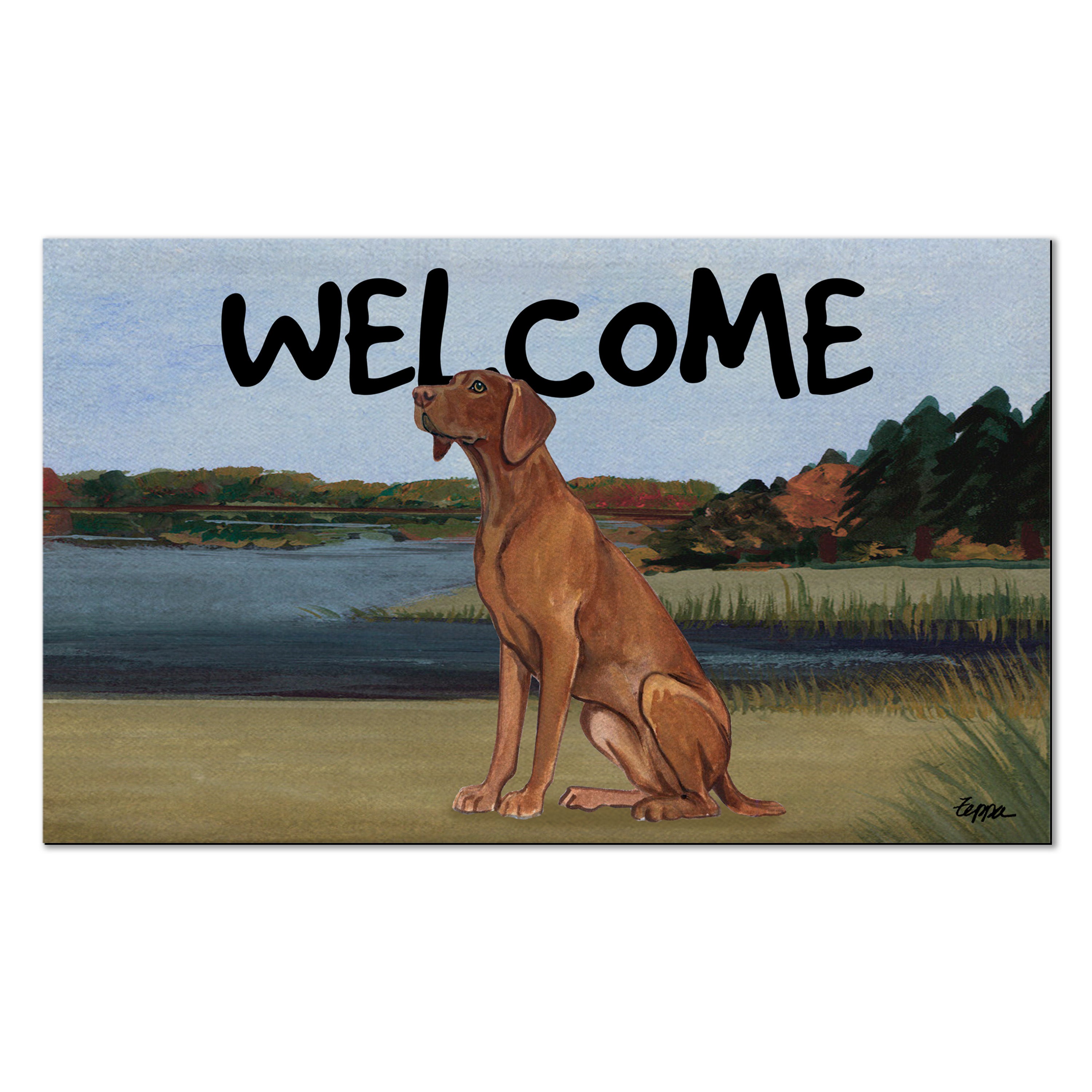 Vizsla Welcome Mat