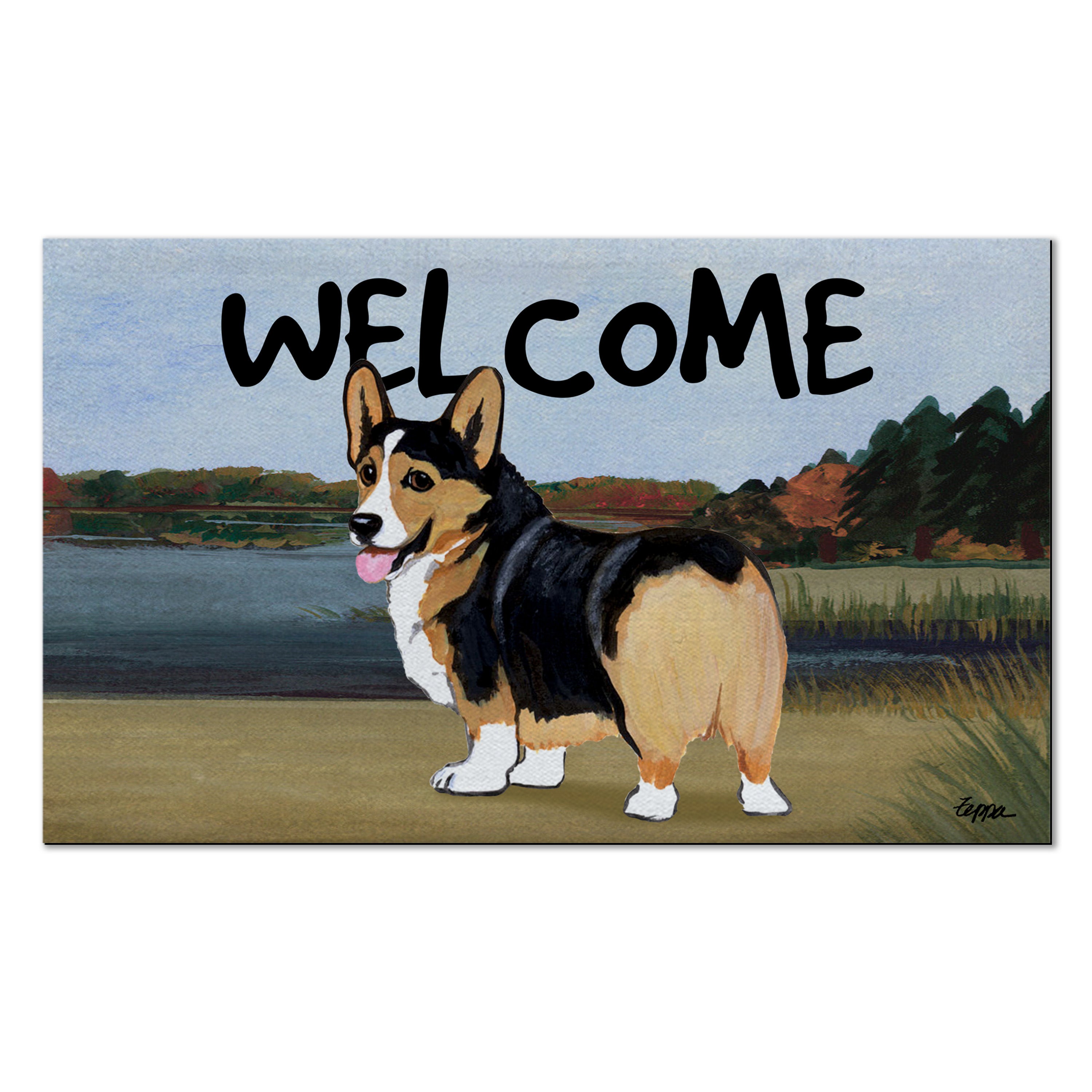 Welsh Corgi Pembroke Welcome Mat
