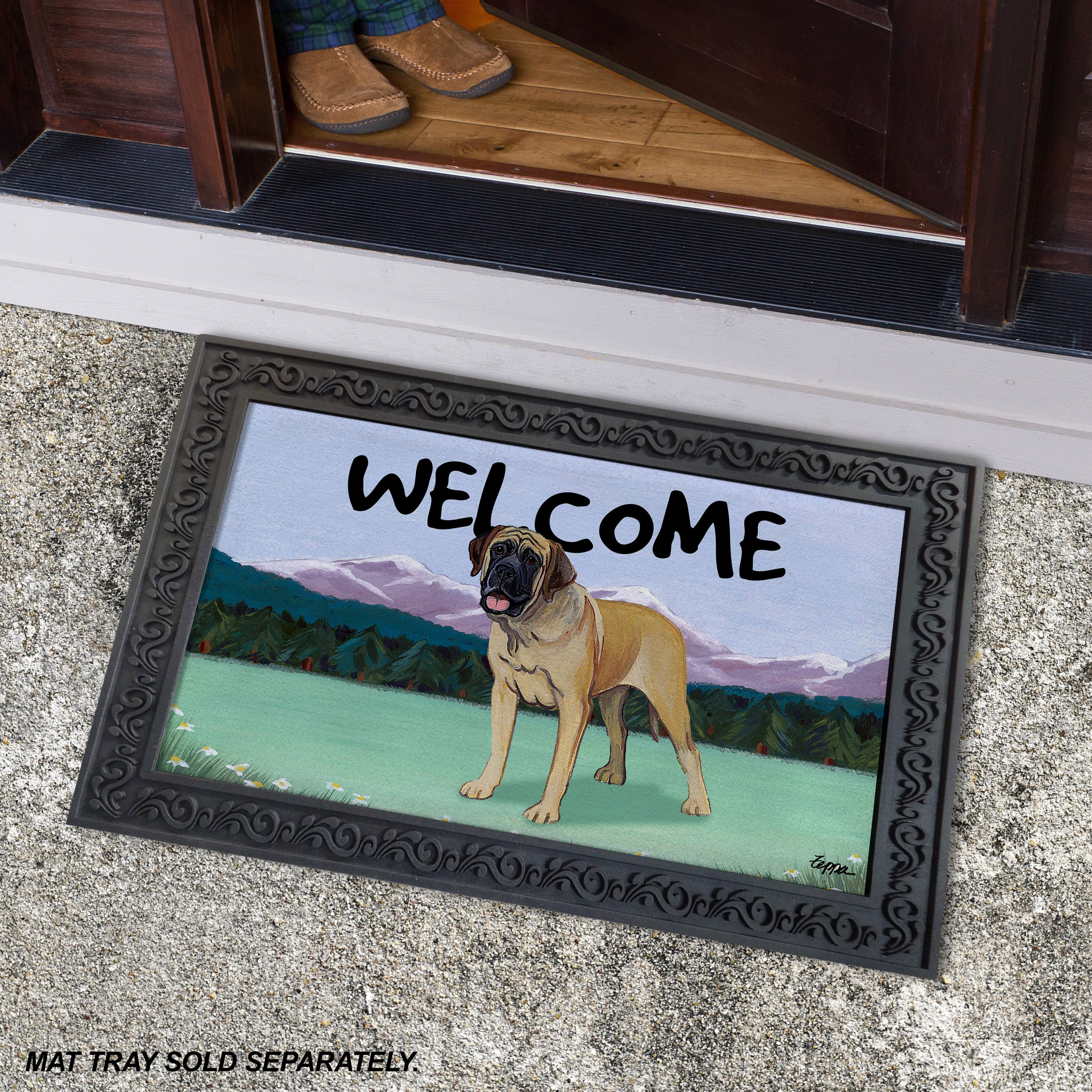 Mastiff Welcome Mat