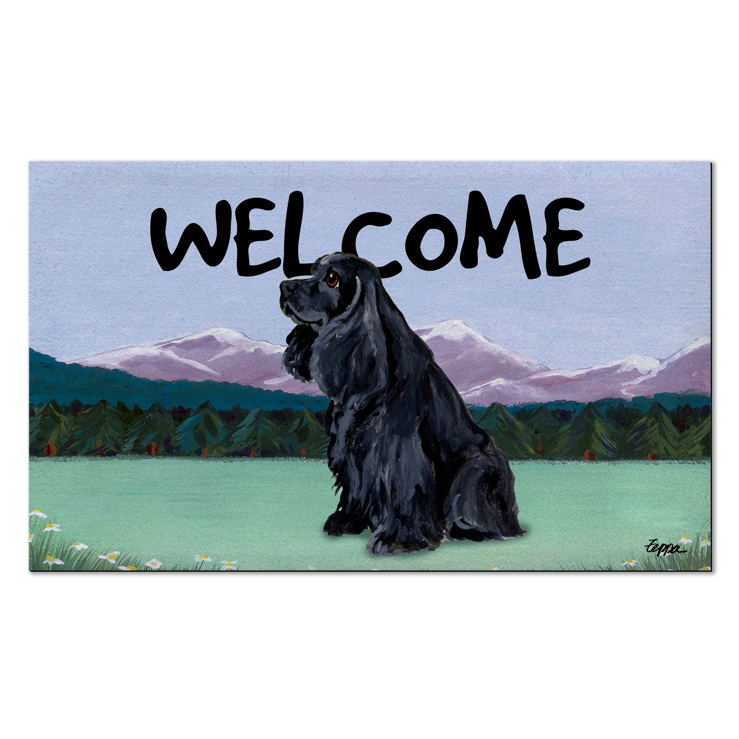 American Cocker Spaniel Welcome Mat