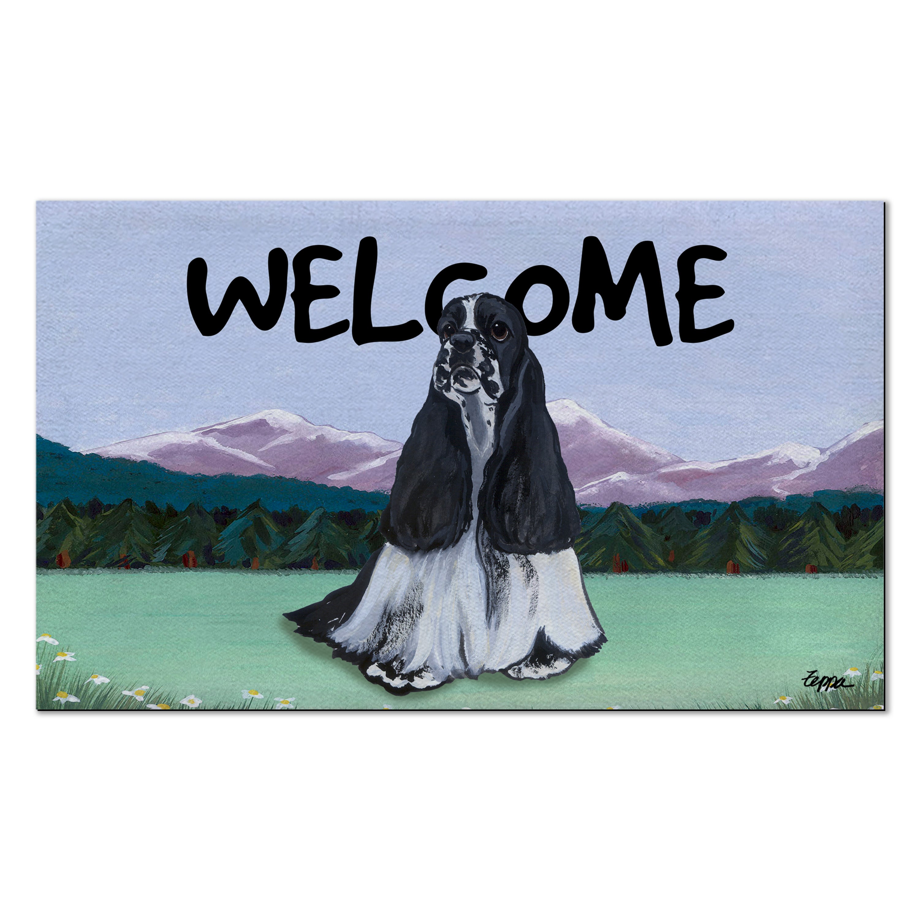 American Cocker Spaniel Welcome Mat