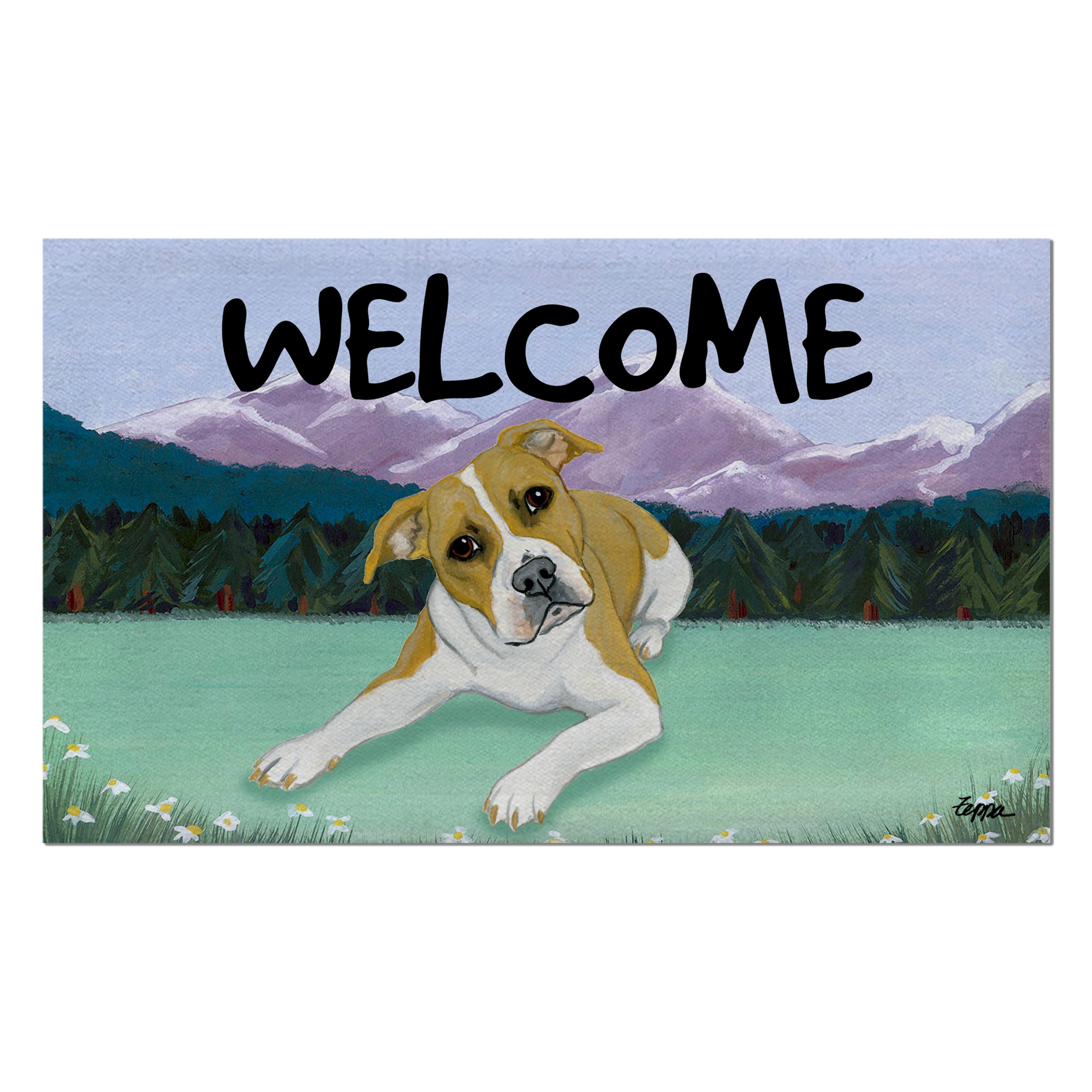 American Pit Bull Welcome Mat