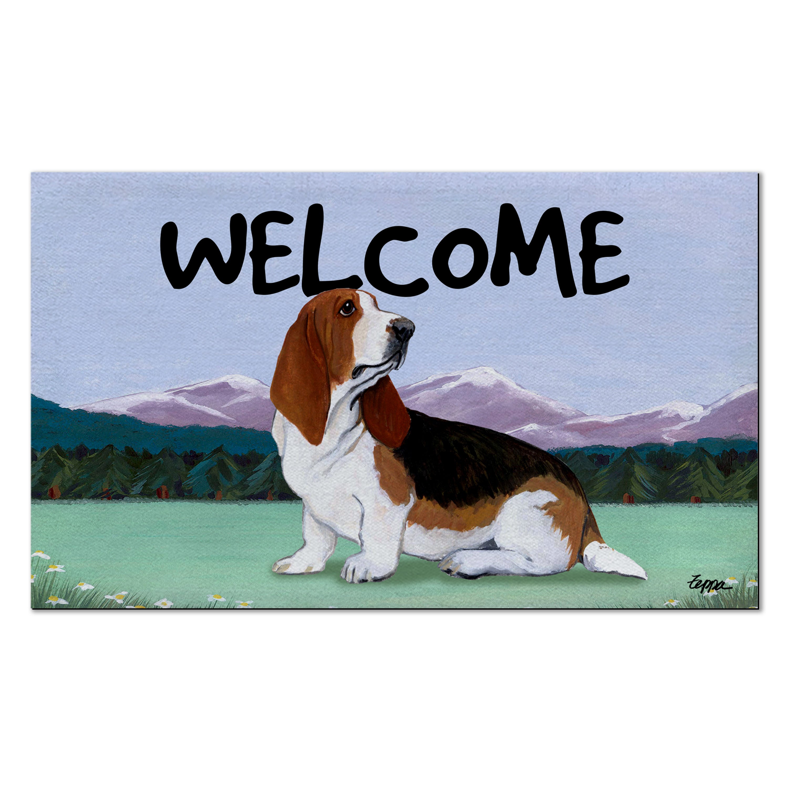 Basset Hound      Welcome Mat
