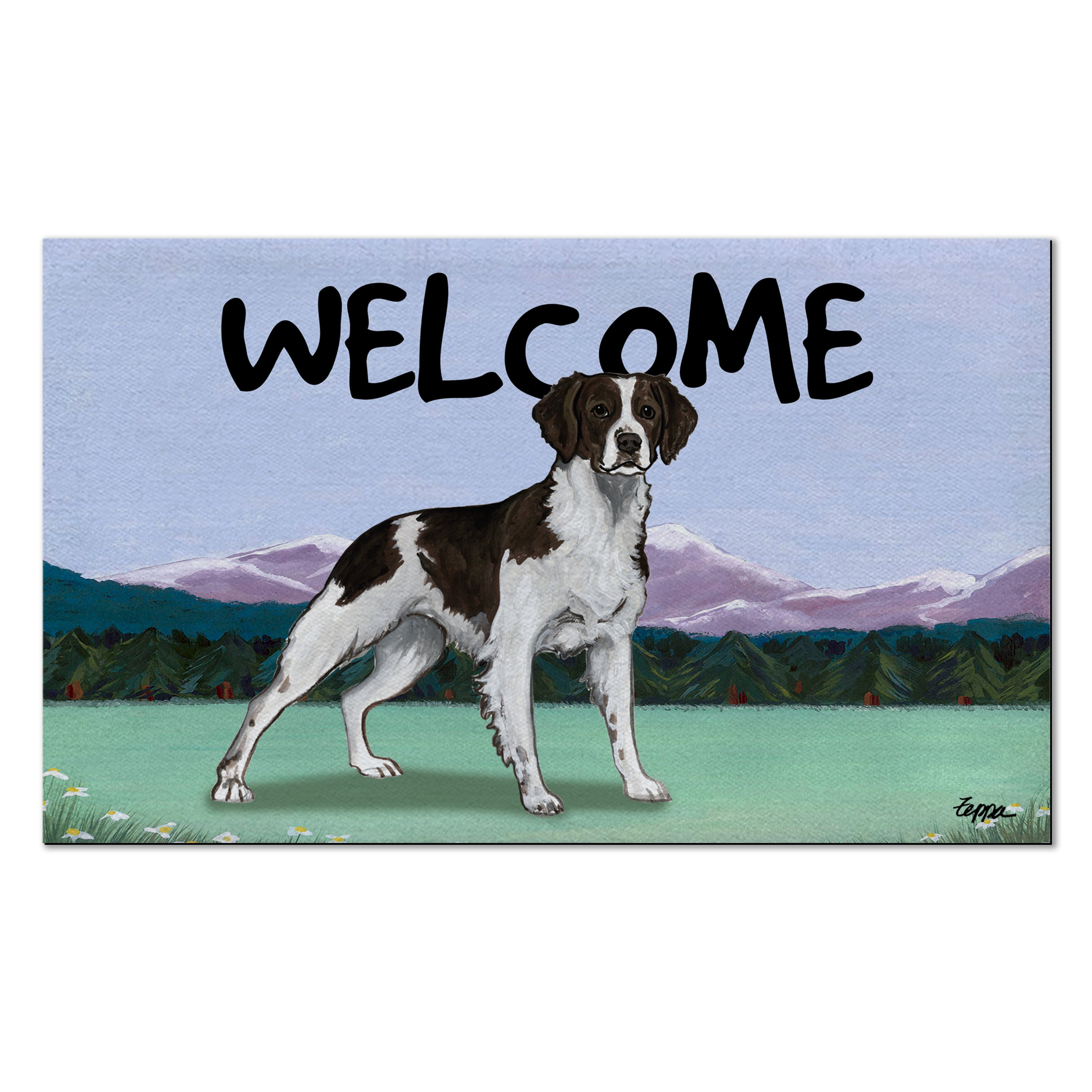 Brittany Liver  Welcome Mat