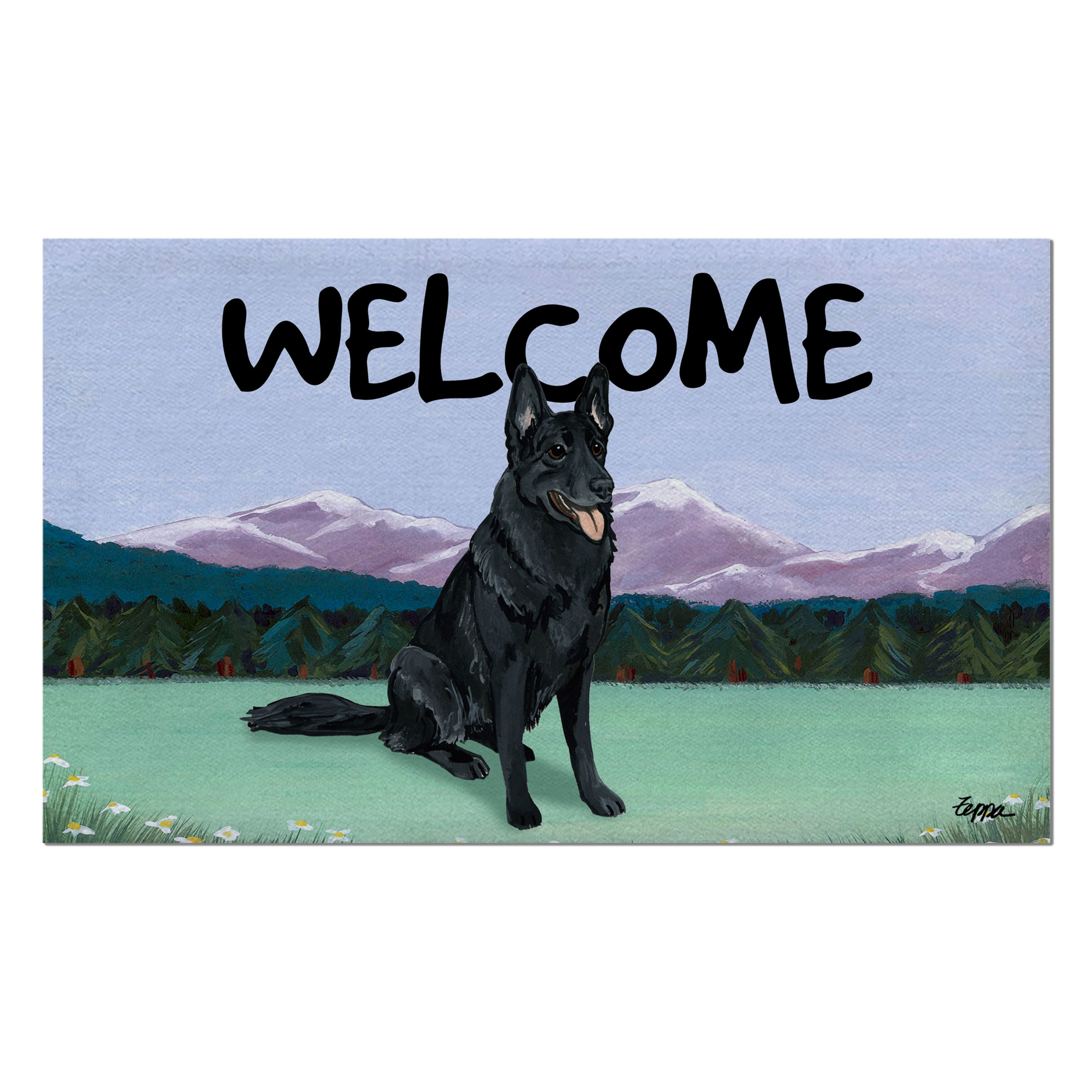 German Shepherd Welcome Mat