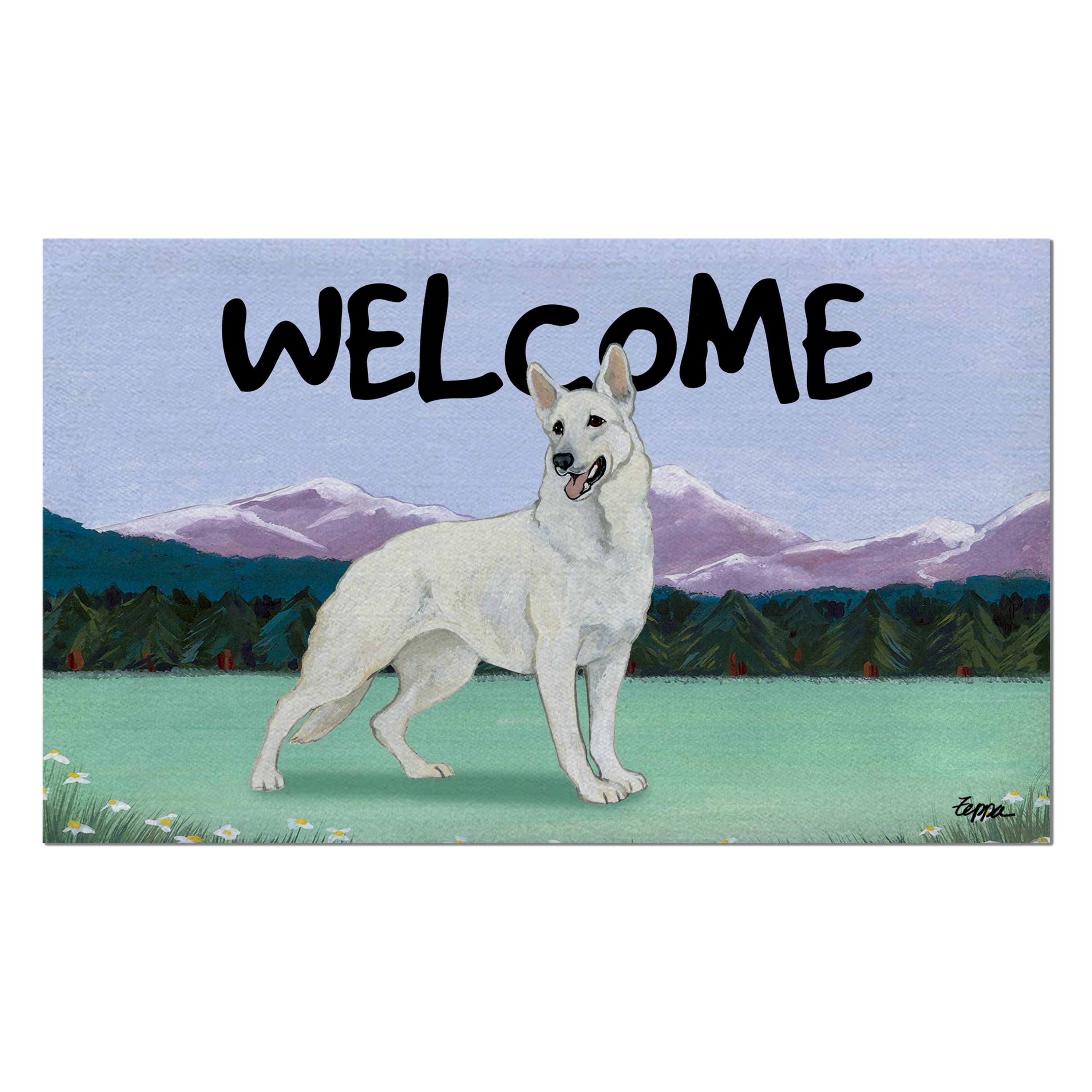 German Shepherd Welcome Mat
