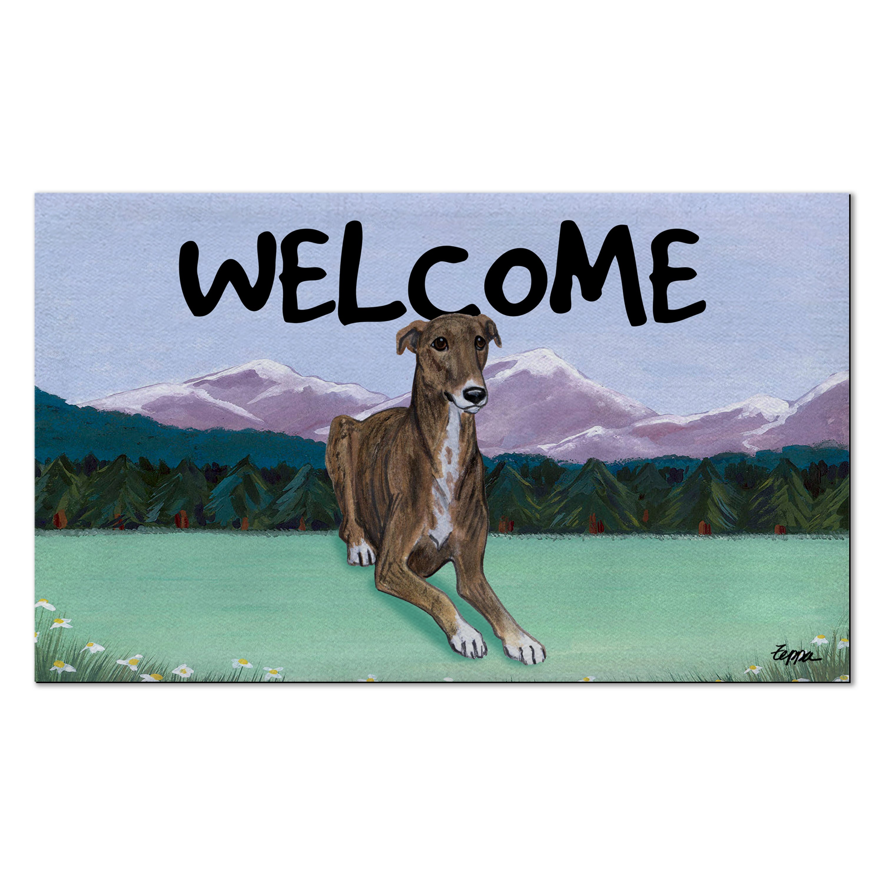 Greyhound Welcome Mat
