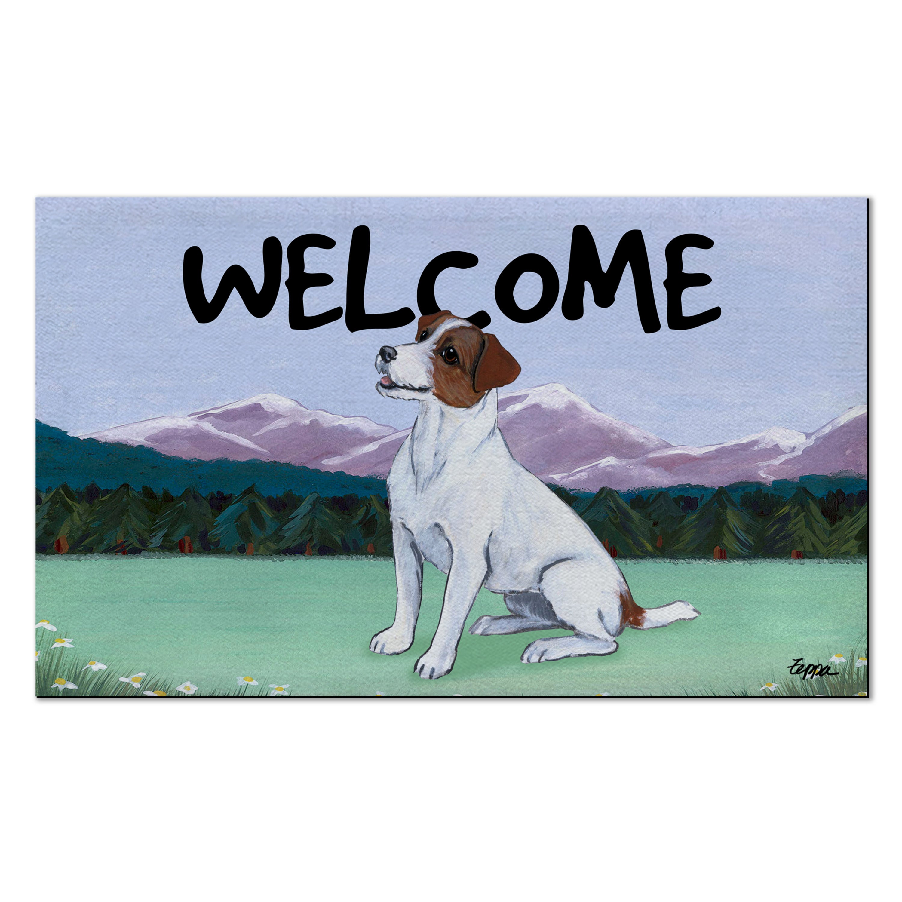 Jack Russell Terrier Welcome Mat