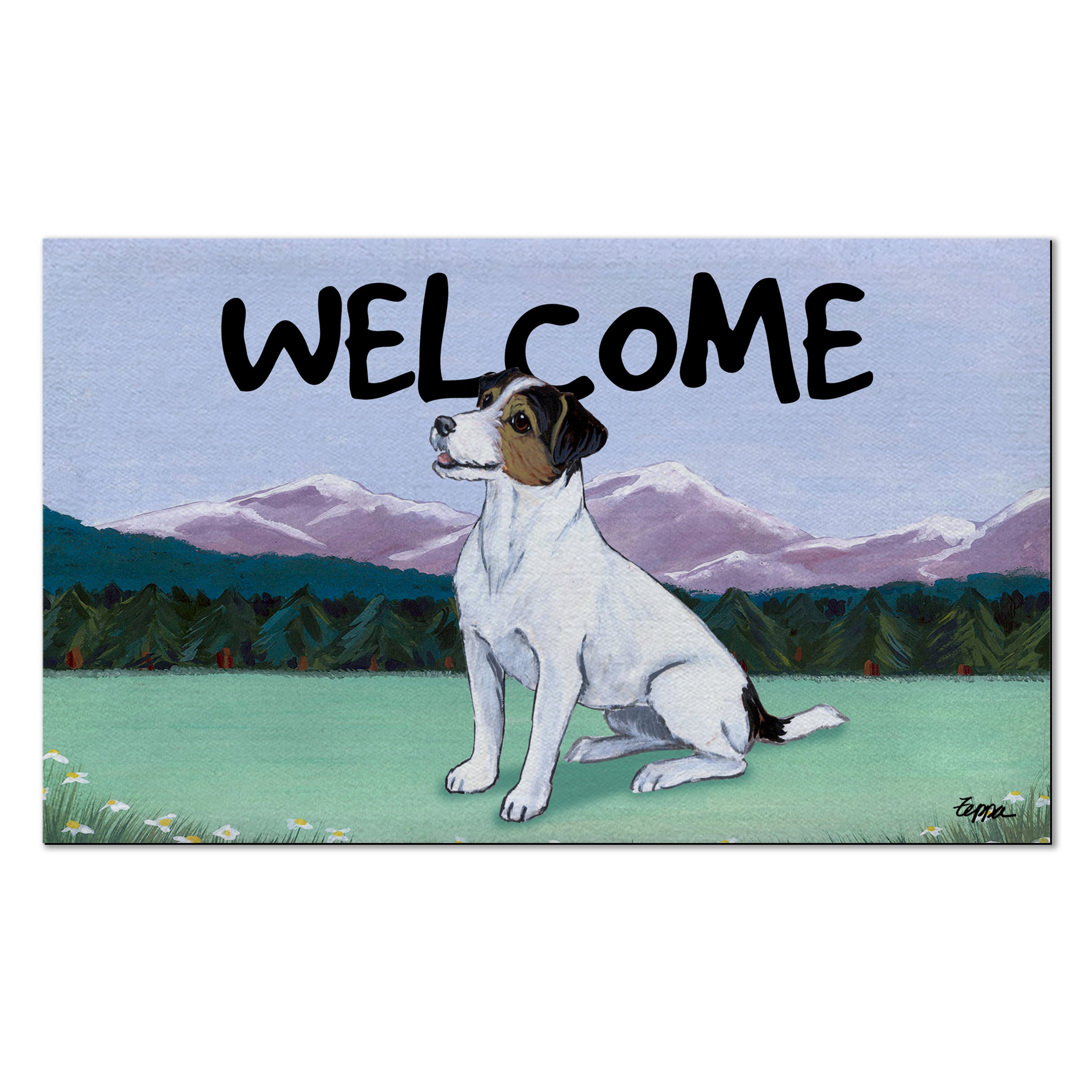 Jack Russell Terrier Welcome Mat