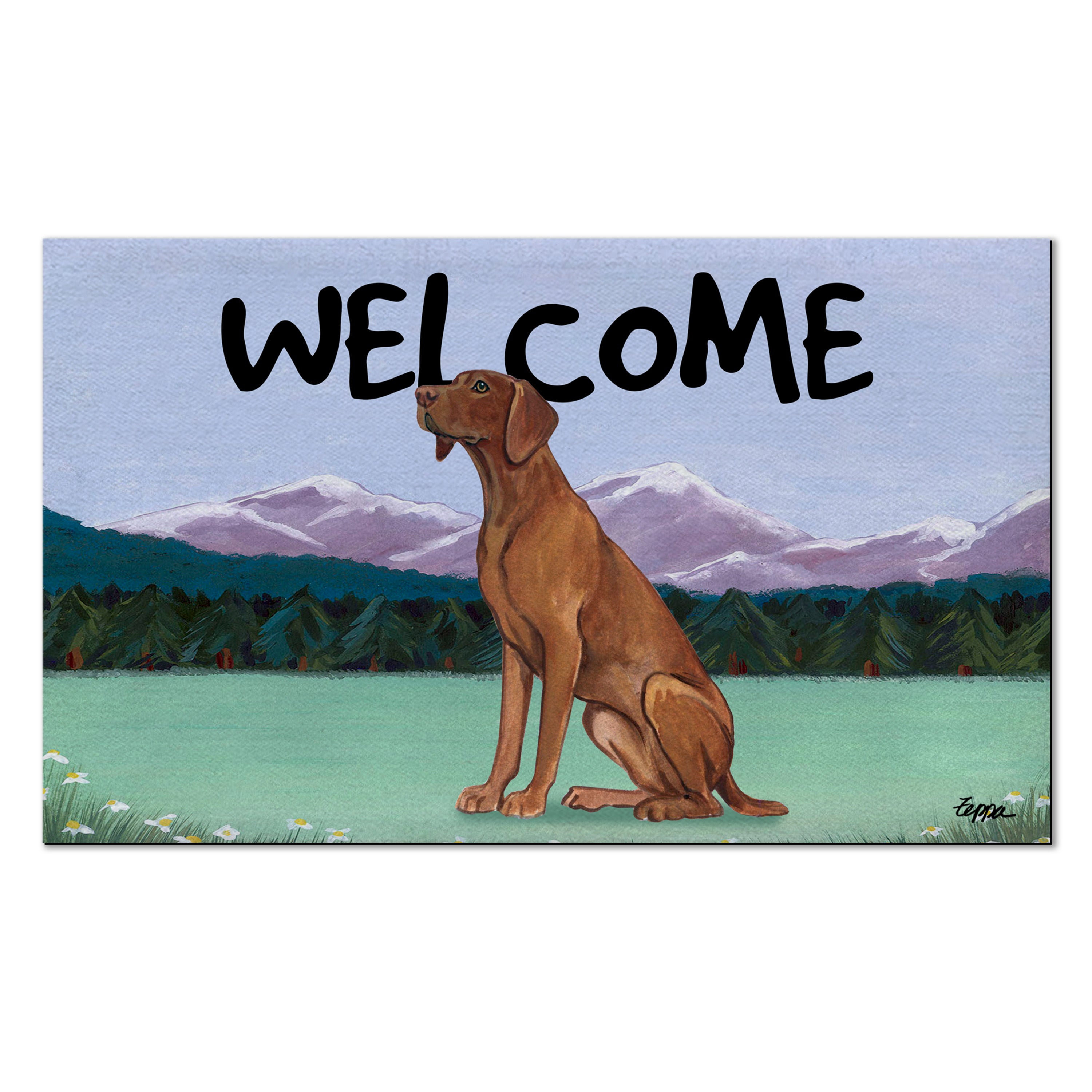 Vizsla Welcome Mat