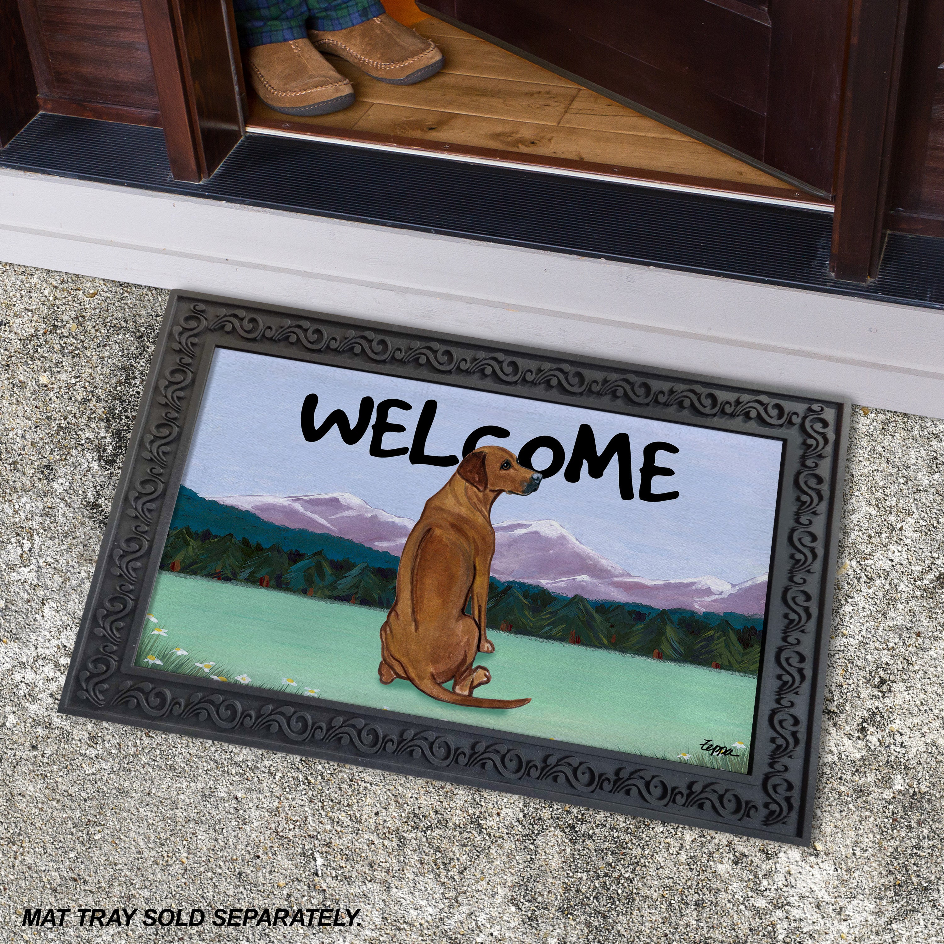 Rhodesian Ridgeback Welcome Mat