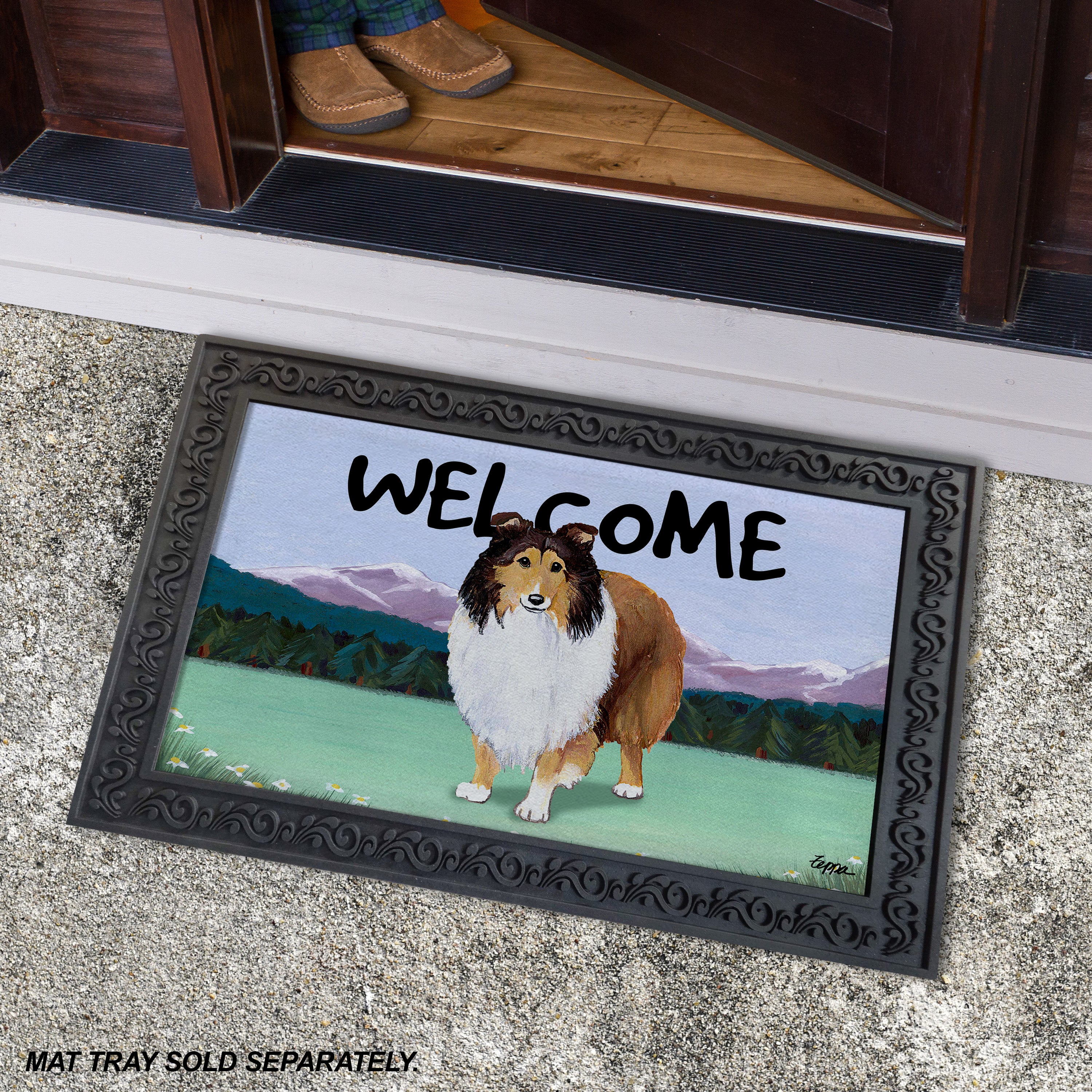 Shetland Sheepdog Welcome Mat