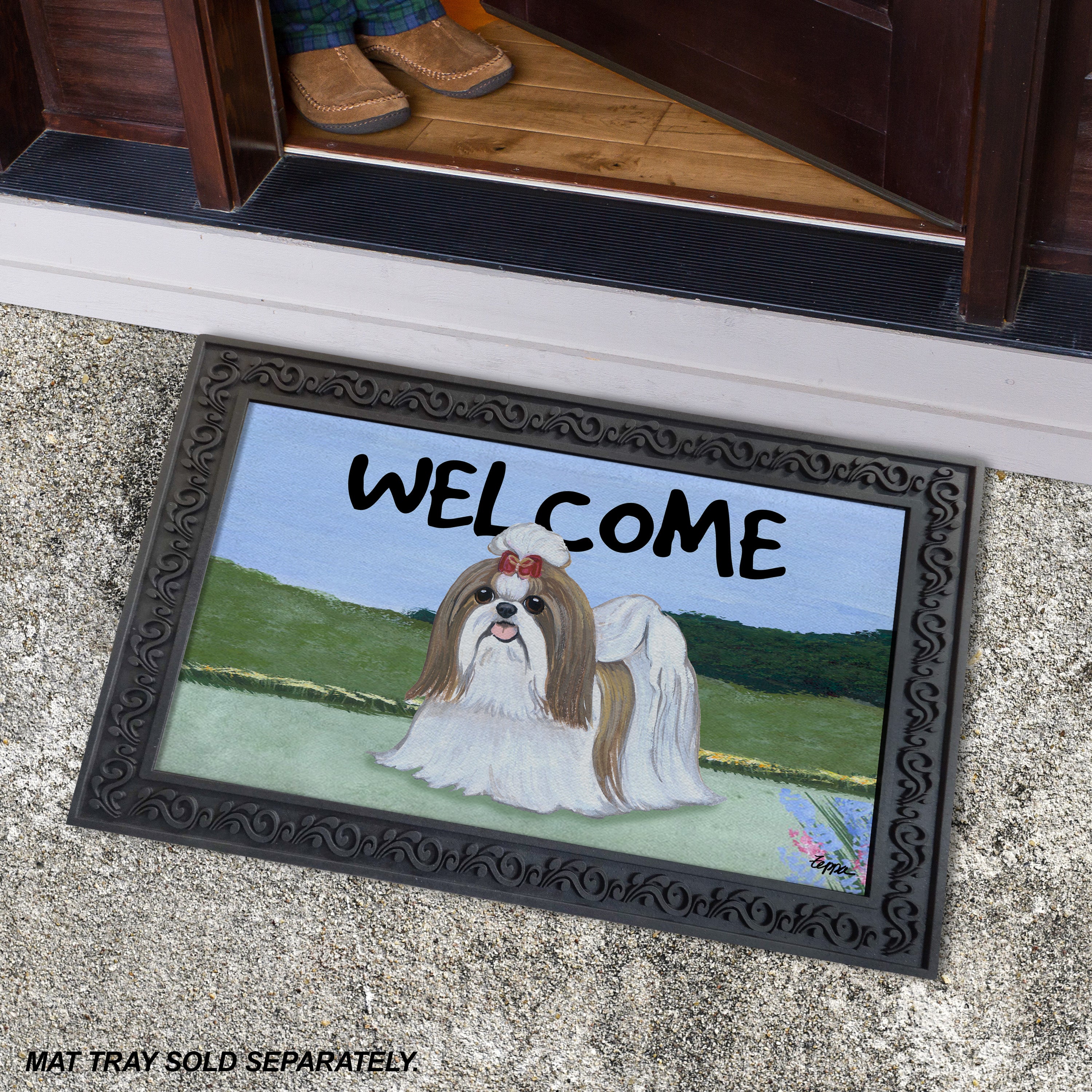 Shih Tzu Welcome Mat