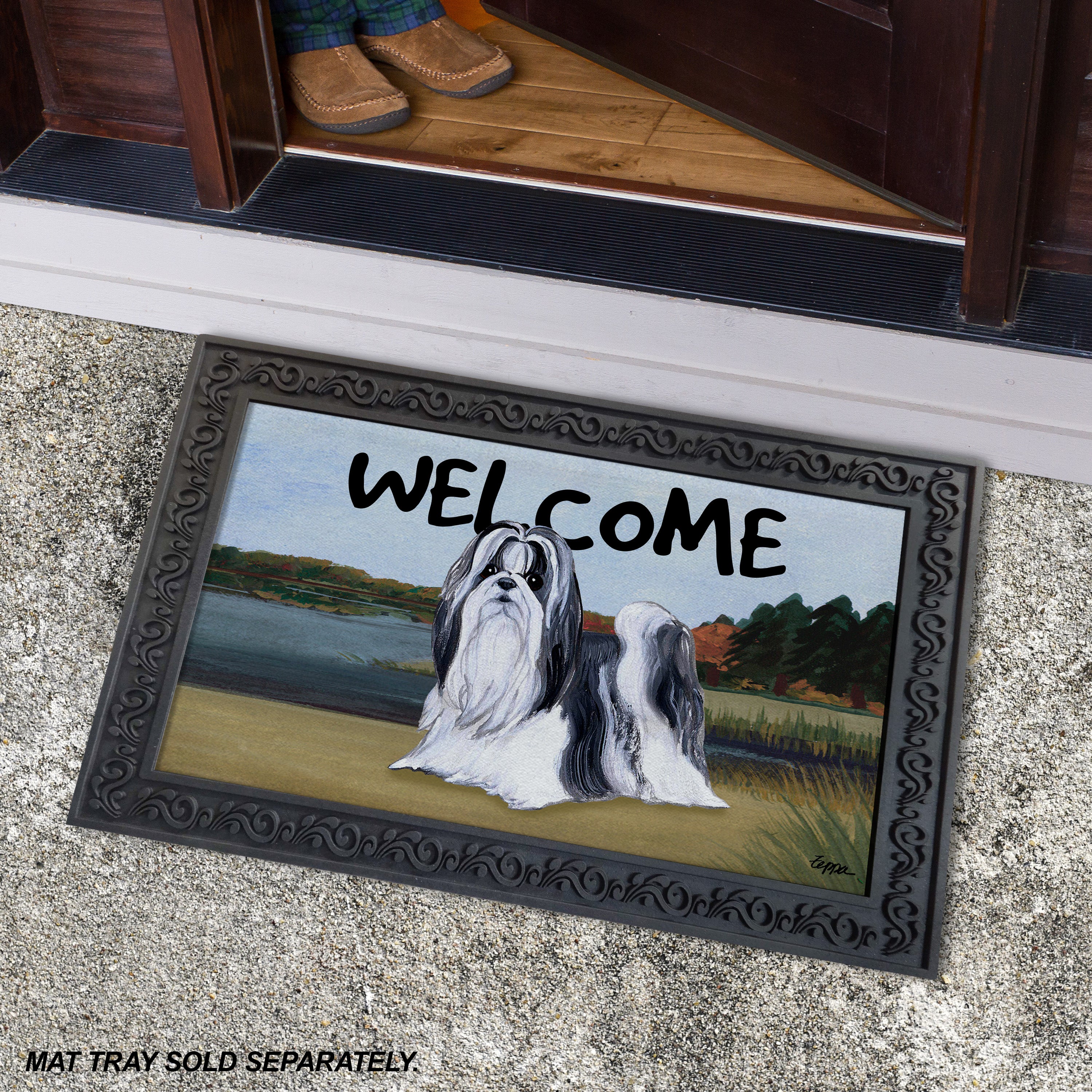 Shih Tzu Welcome Mat