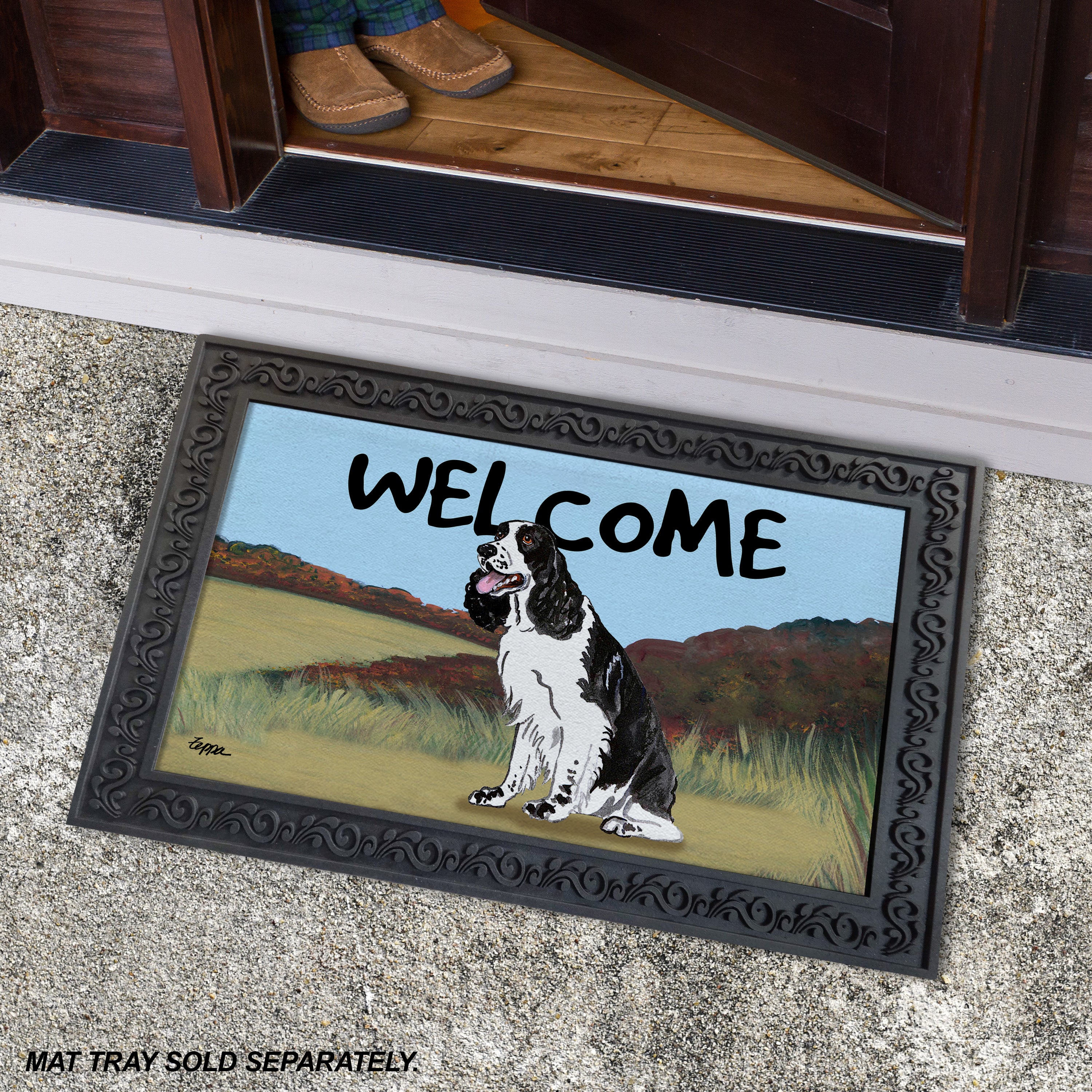 Springer Spaniel Welcome Mat