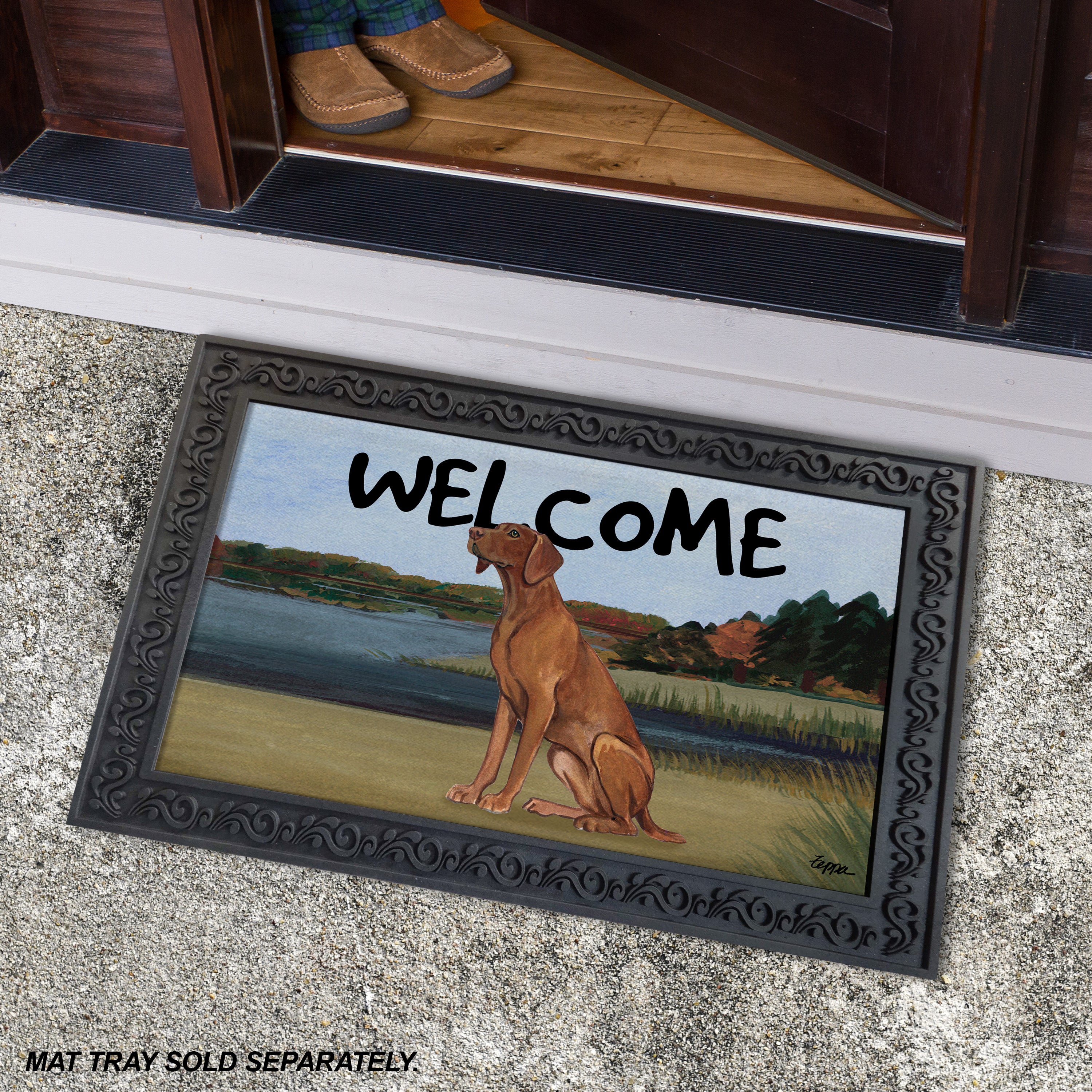 Vizsla Welcome Mat