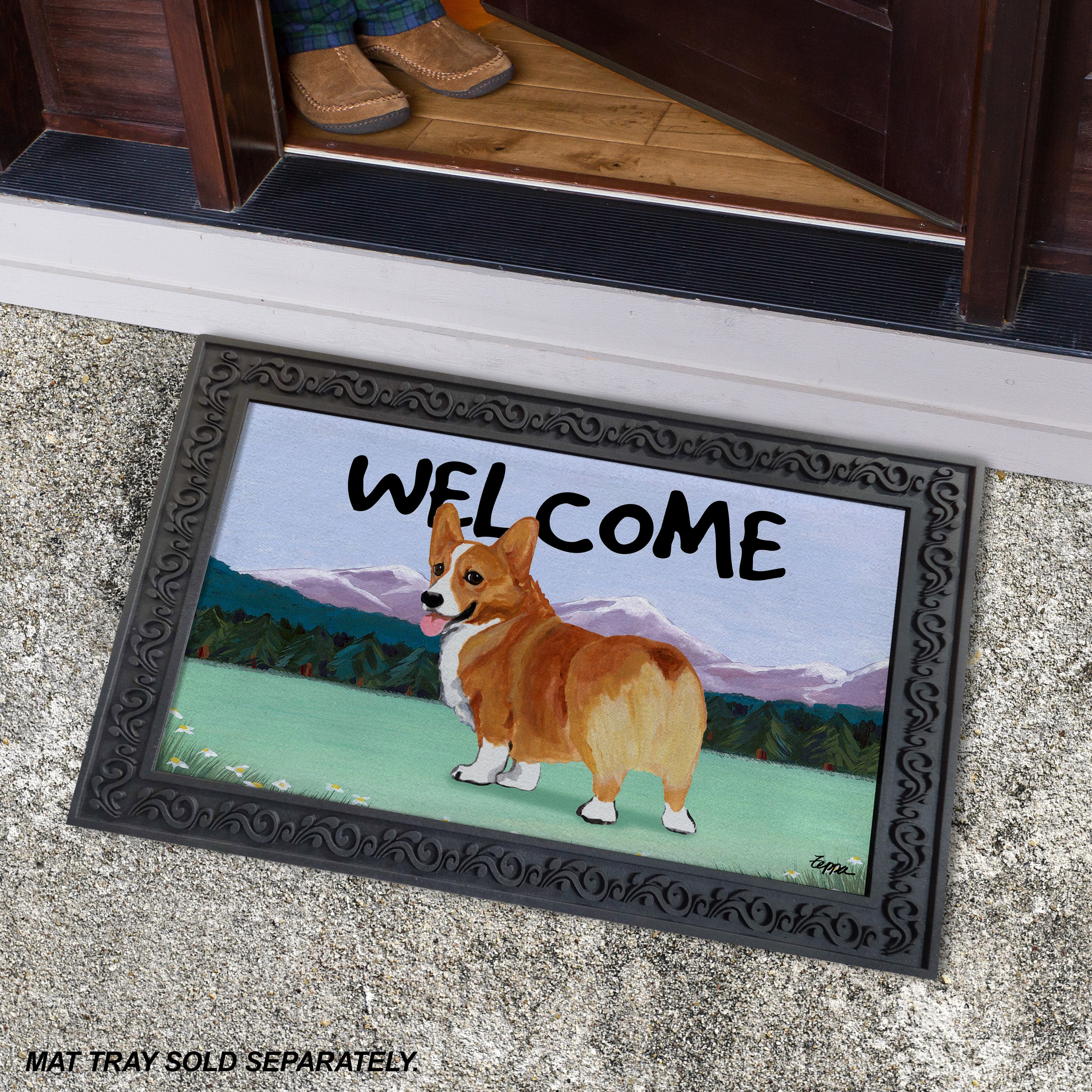 Welsh Corgi Pembroke Welcome Mat