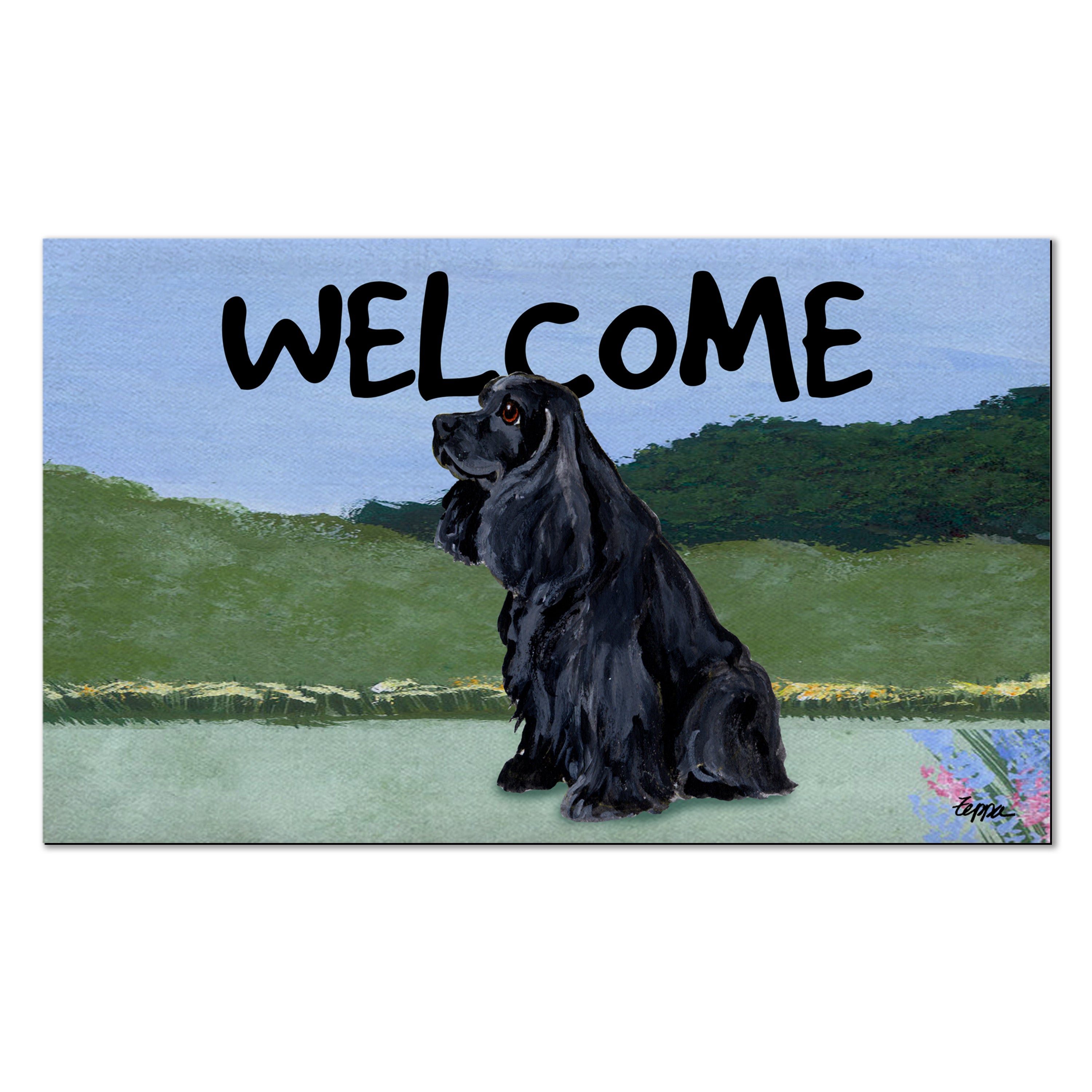 American Cocker Spaniel Welcome Mat