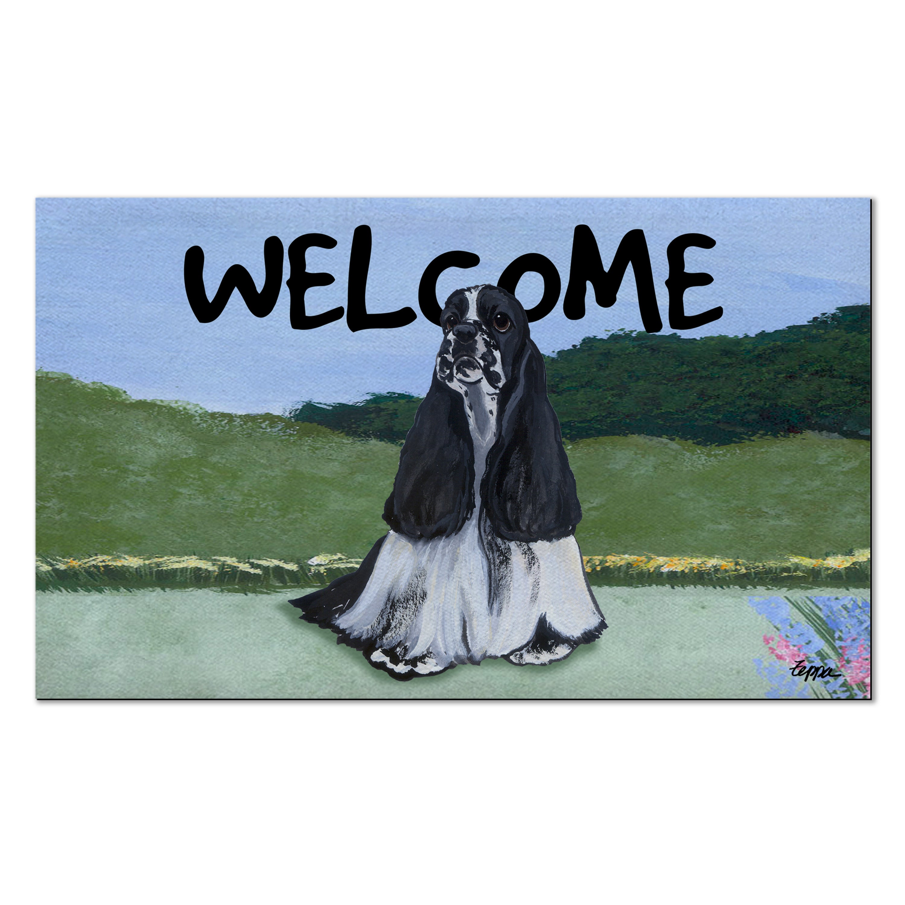 American Cocker Spaniel Welcome Mat