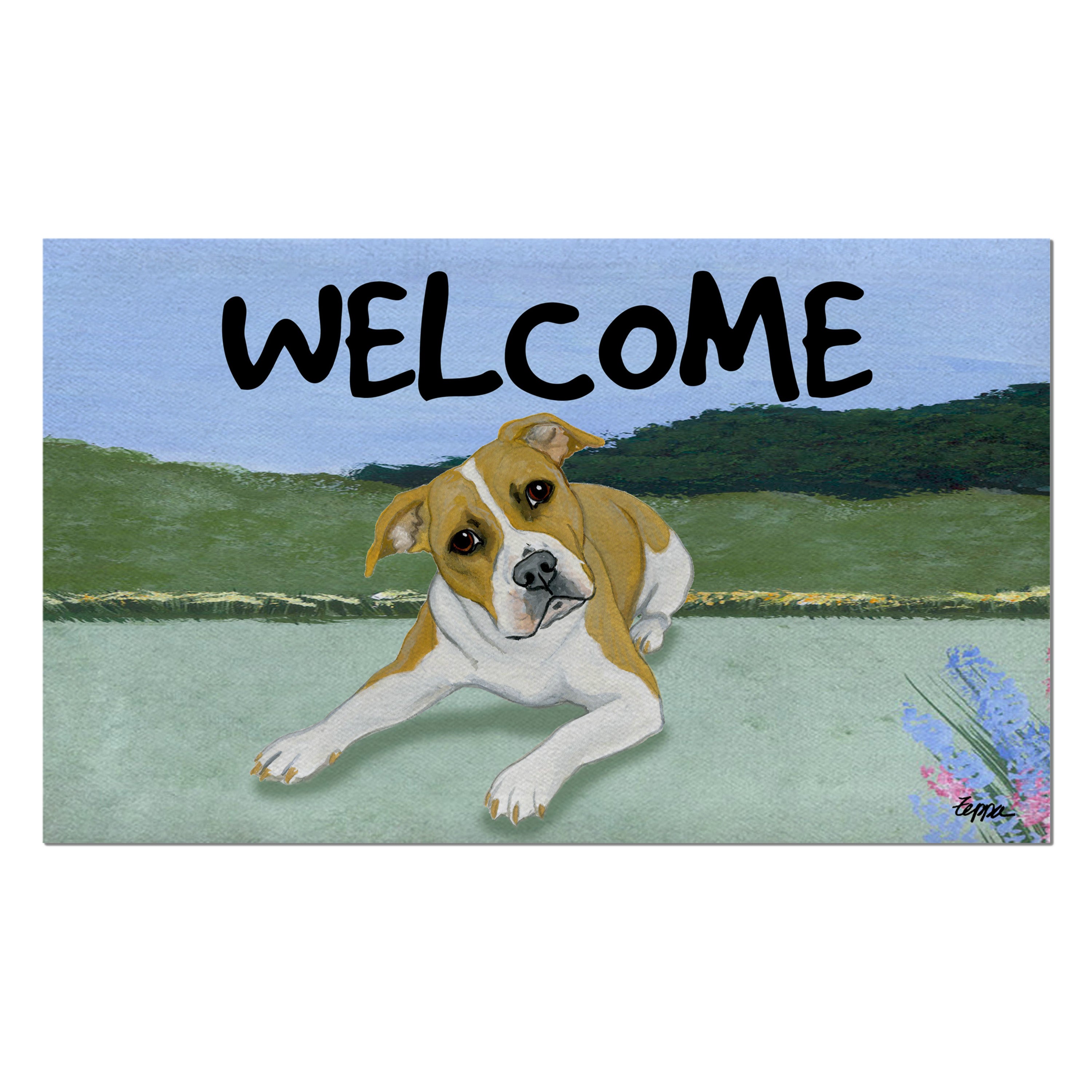 American Pit Bull Welcome Mat