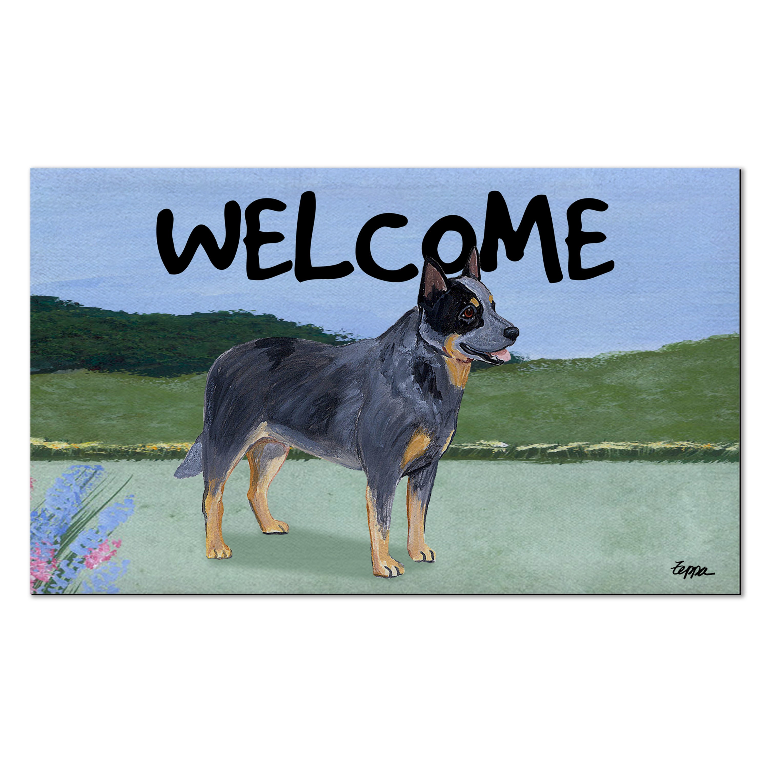 Australian Cattle Dog Welcome Mat