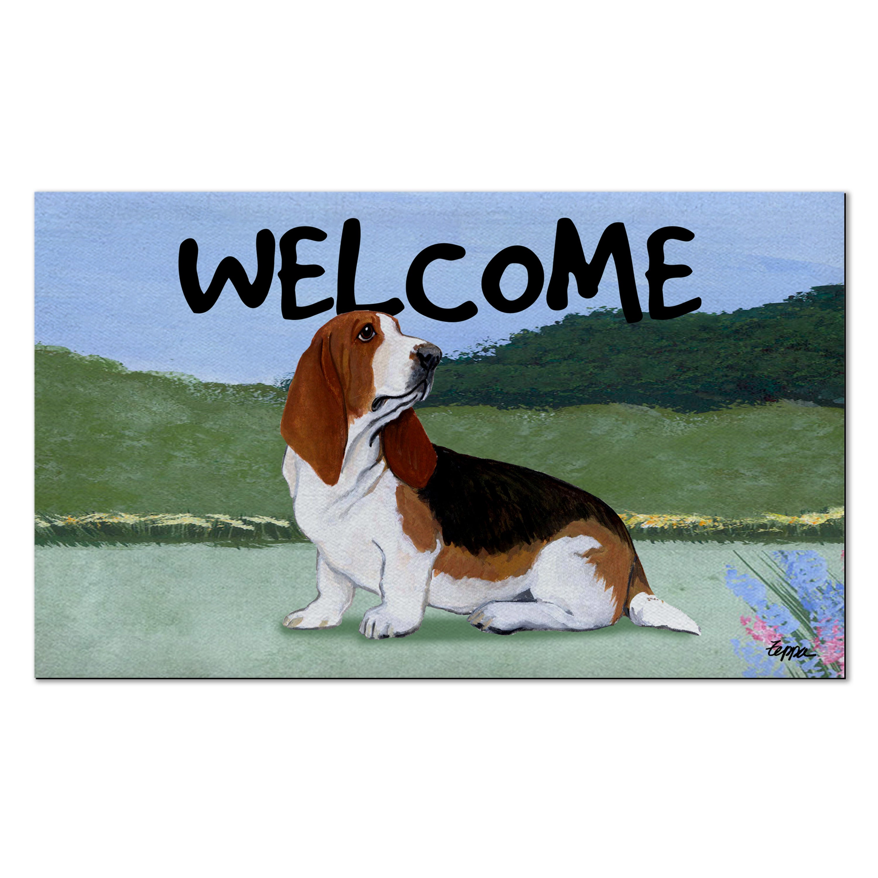 Basset Hound      Welcome Mat