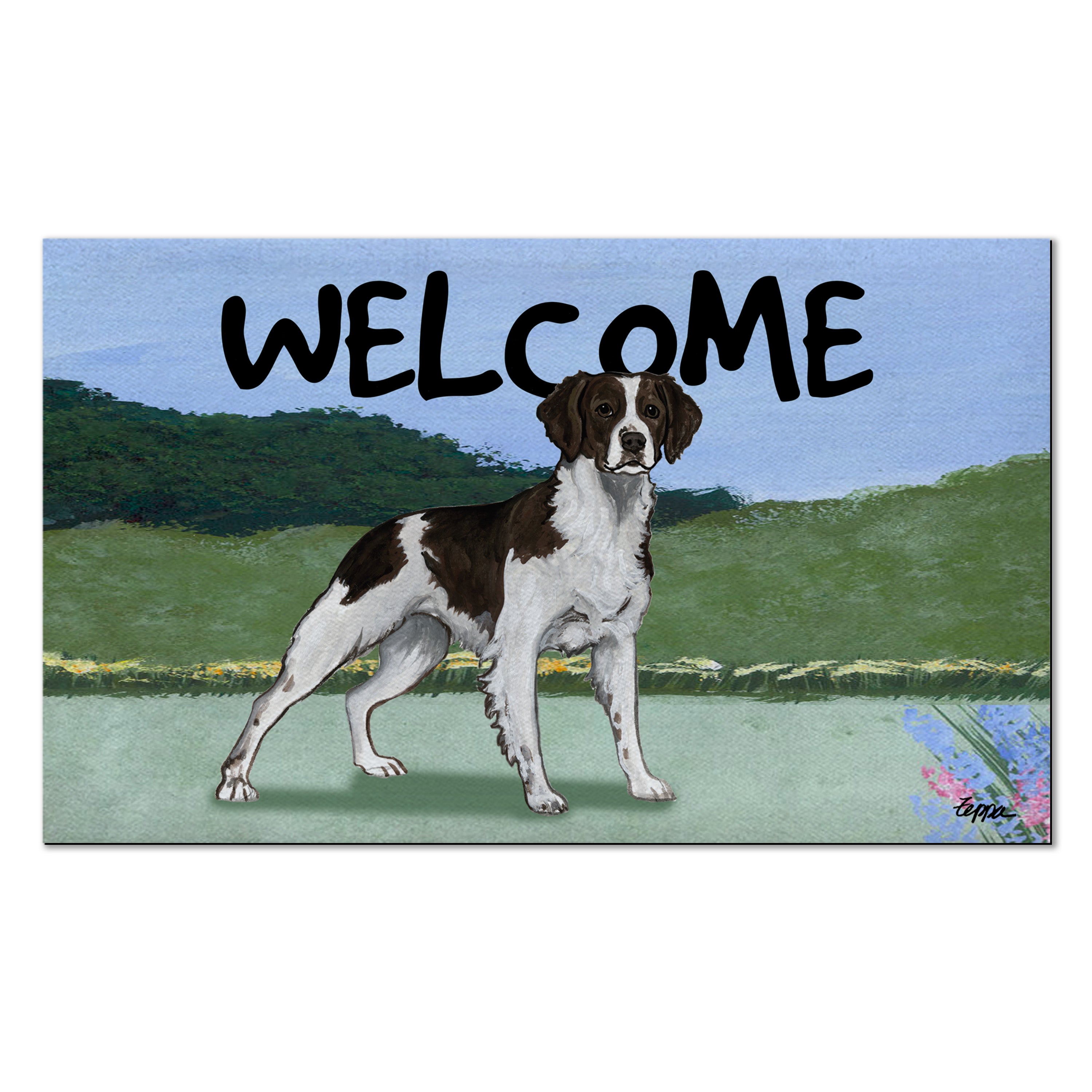 Brittany Liver  Welcome Mat