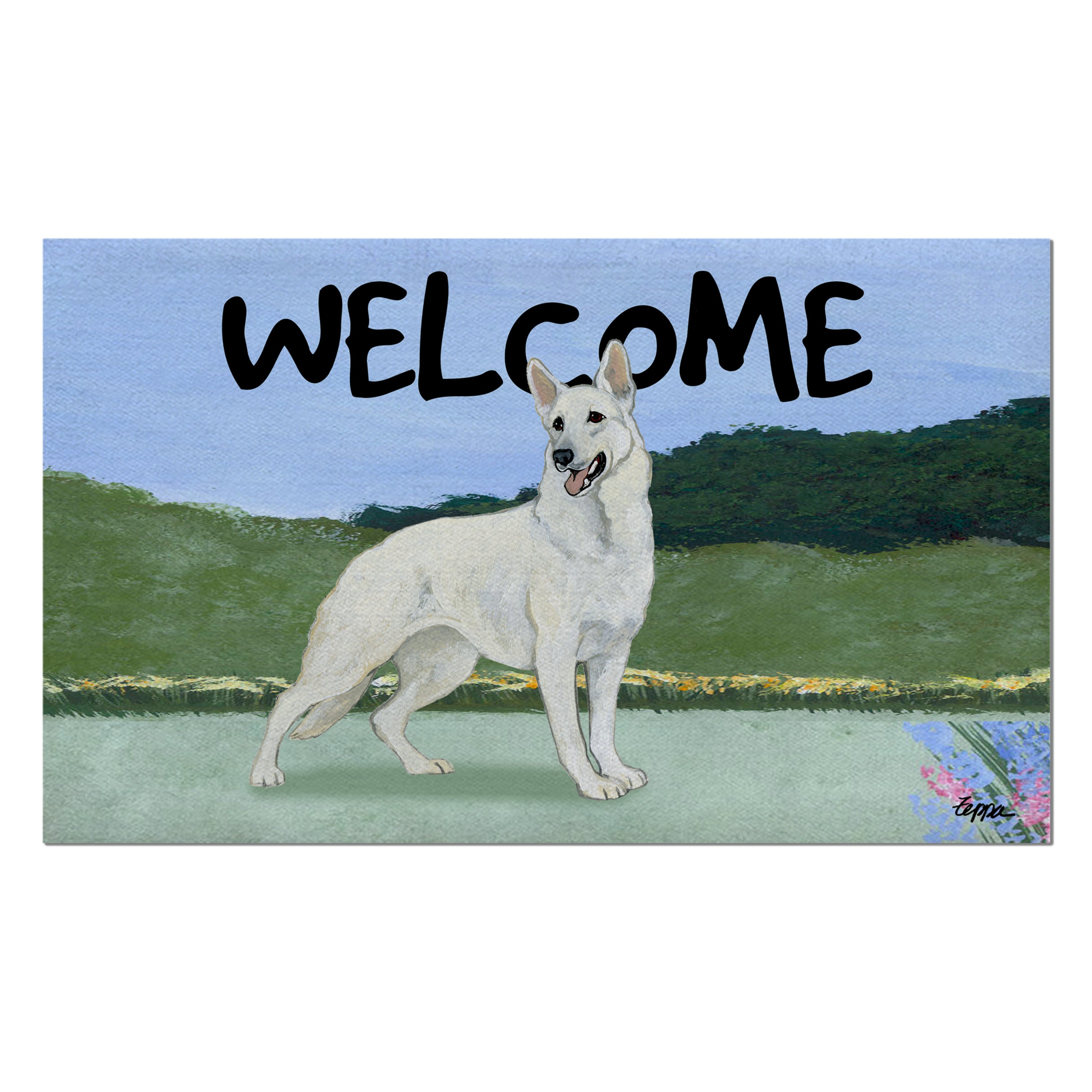 German Shepherd Welcome Mat