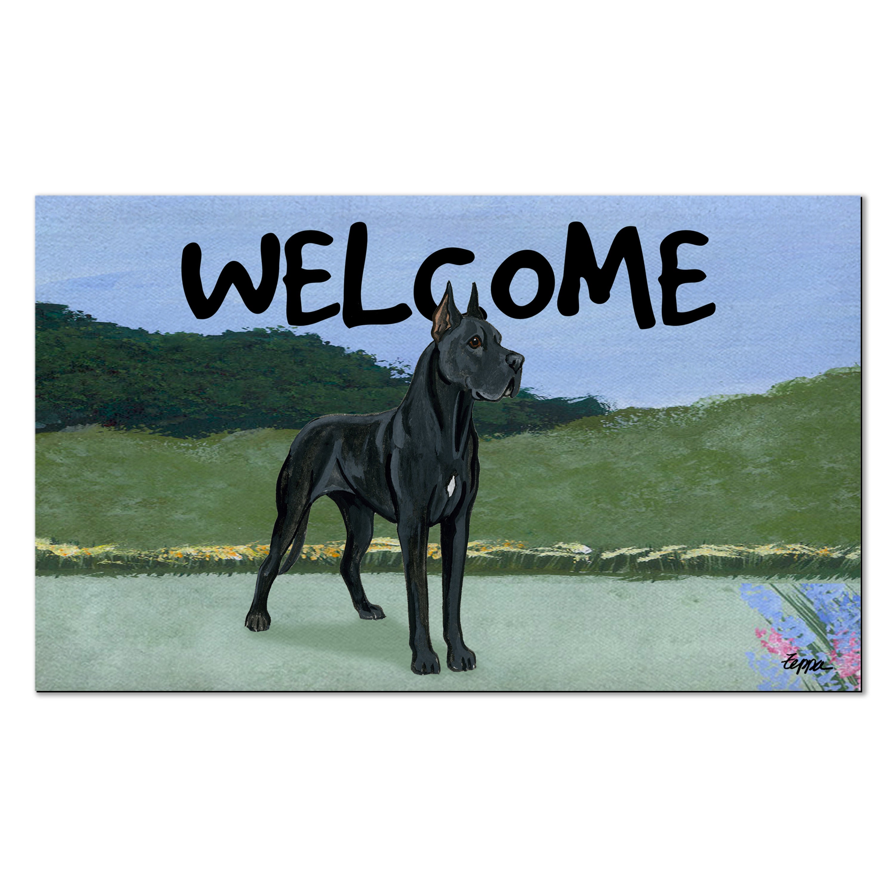 Great Dane Welcome Mat
