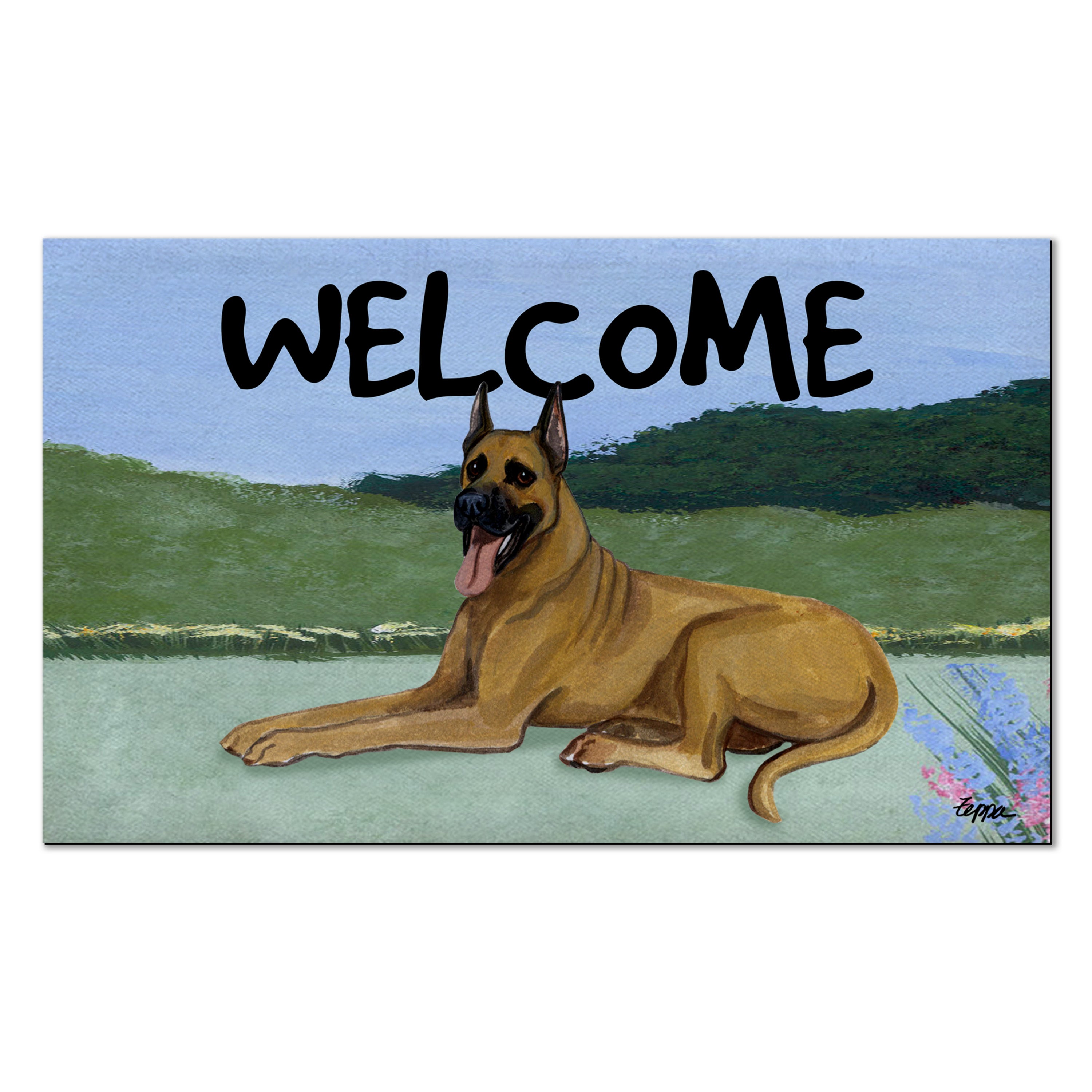 Great Dane Welcome Mat