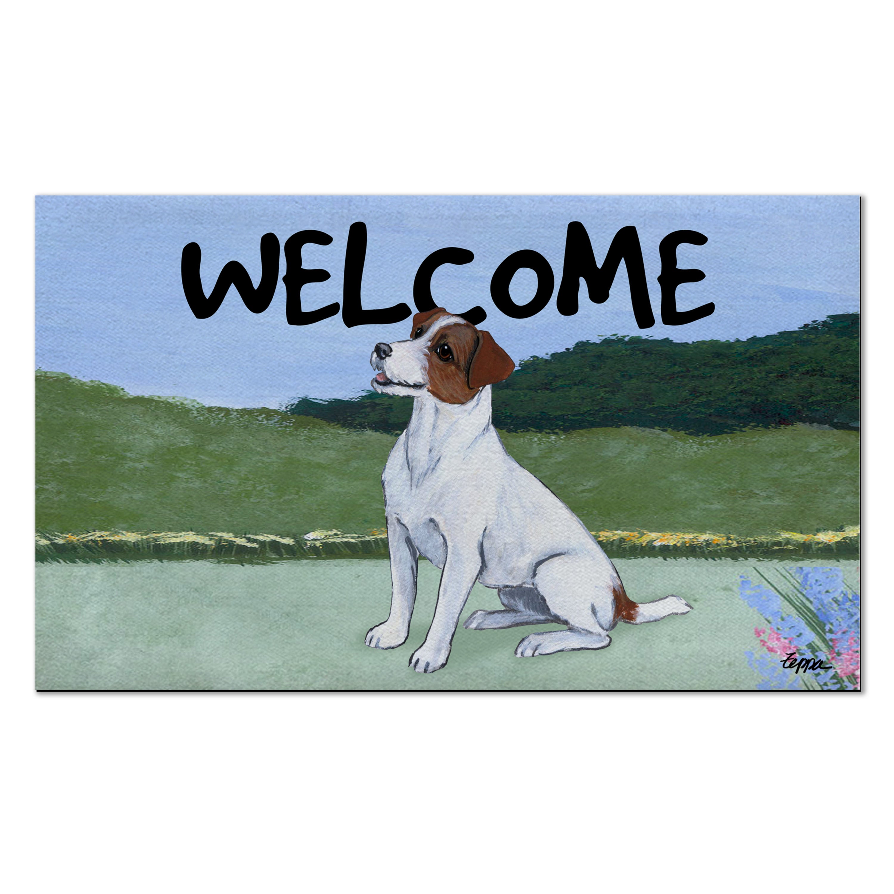 Jack Russell Terrier Welcome Mat