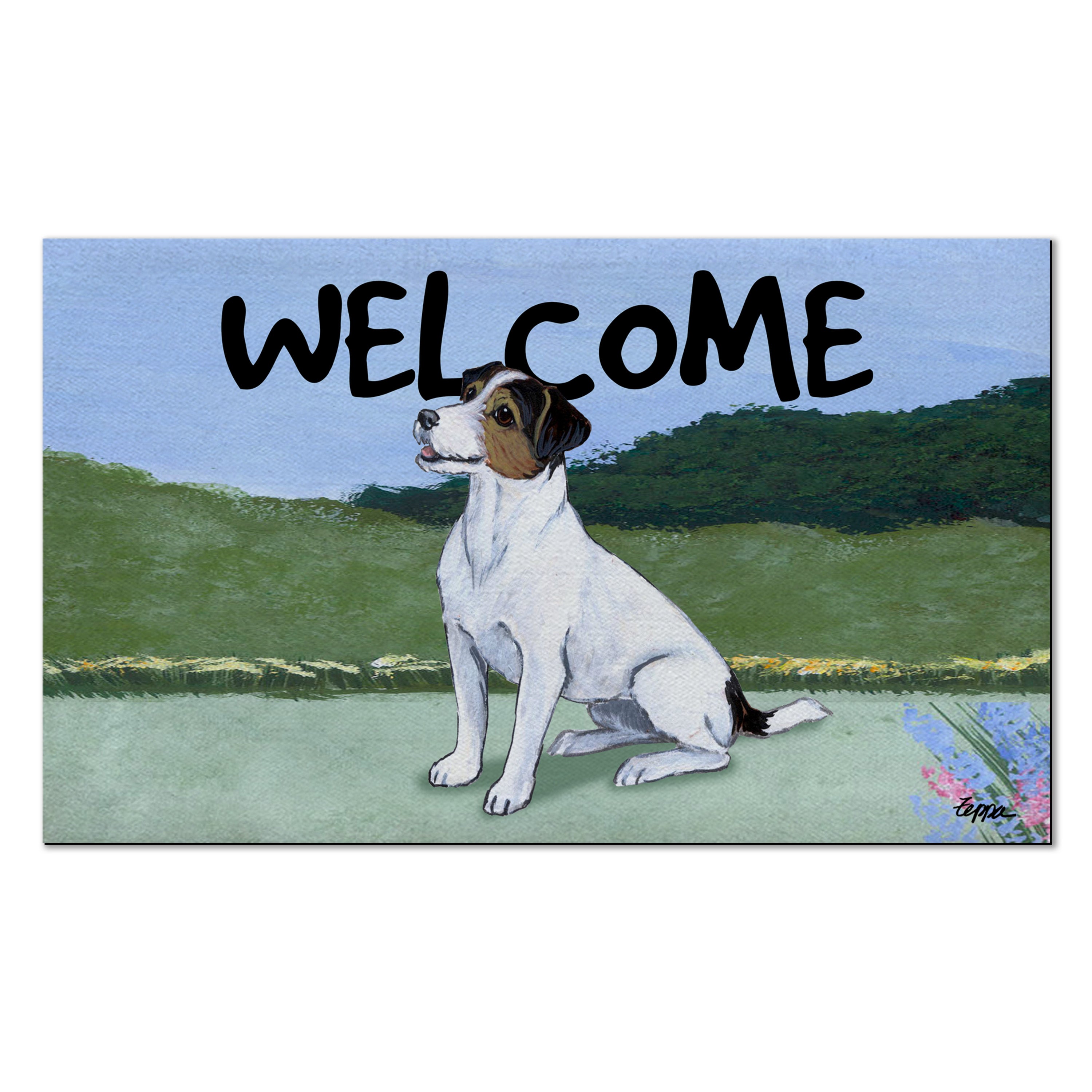 Jack Russell Terrier Welcome Mat