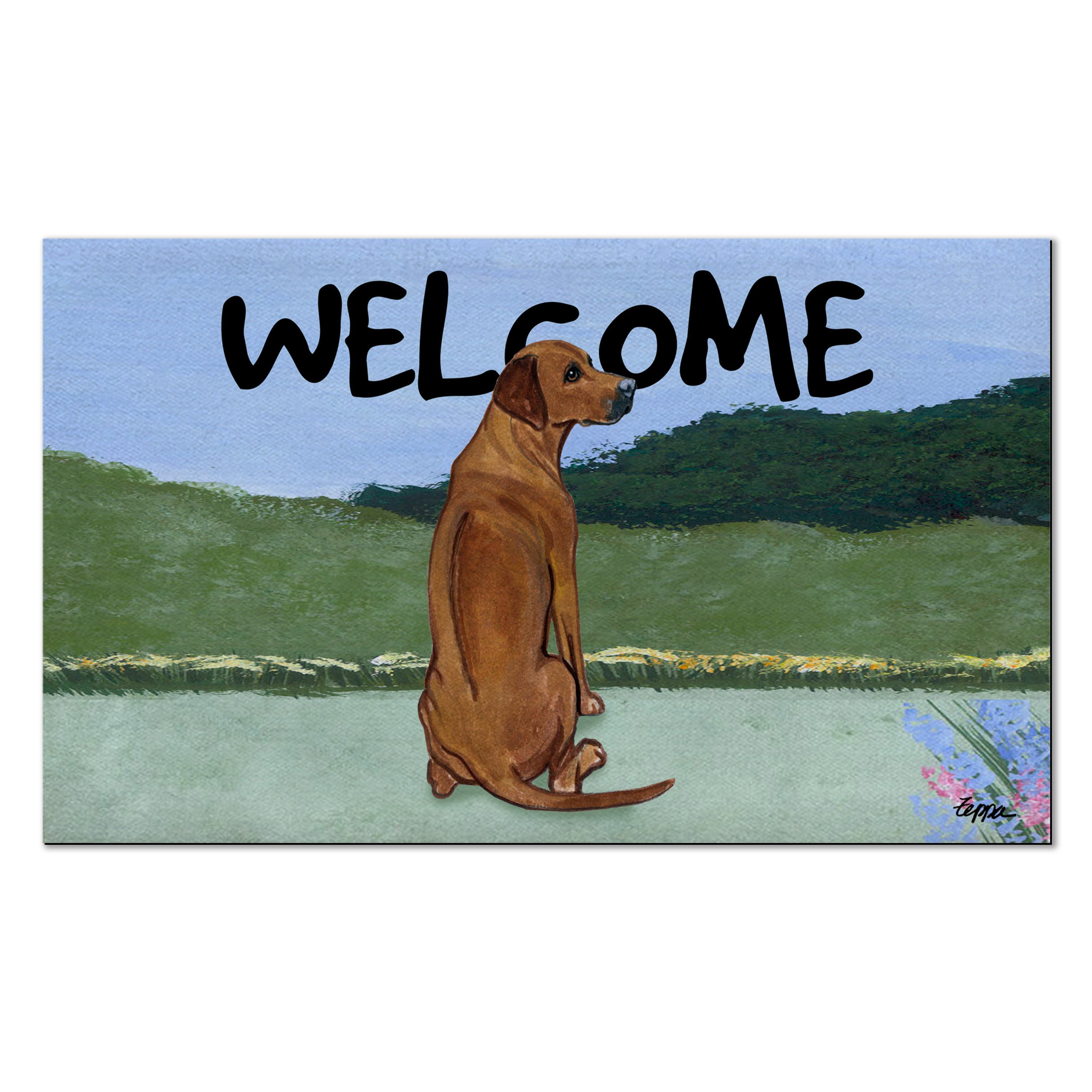 Rhodesian Ridgeback Welcome Mat