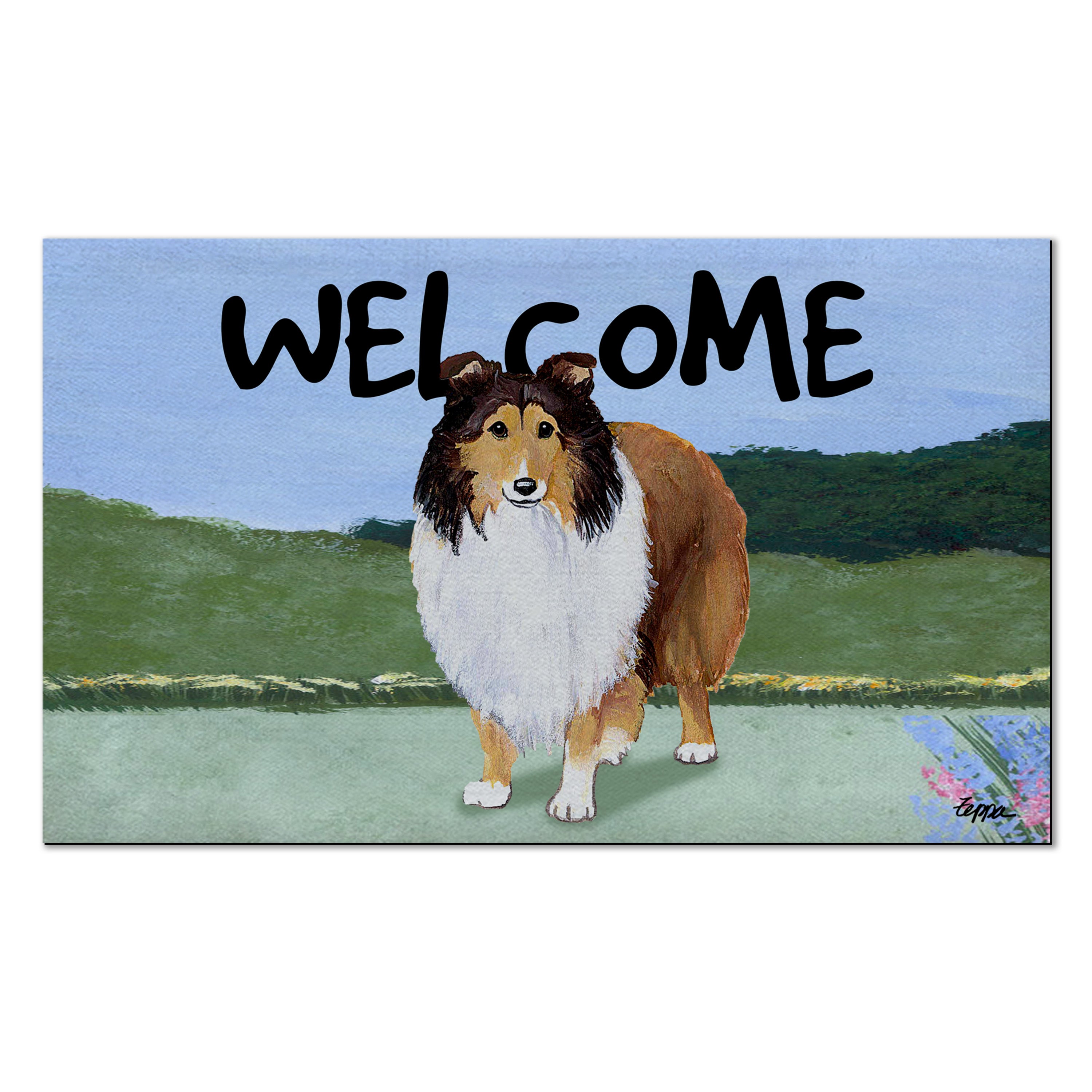 Shetland Sheepdog Welcome Mat
