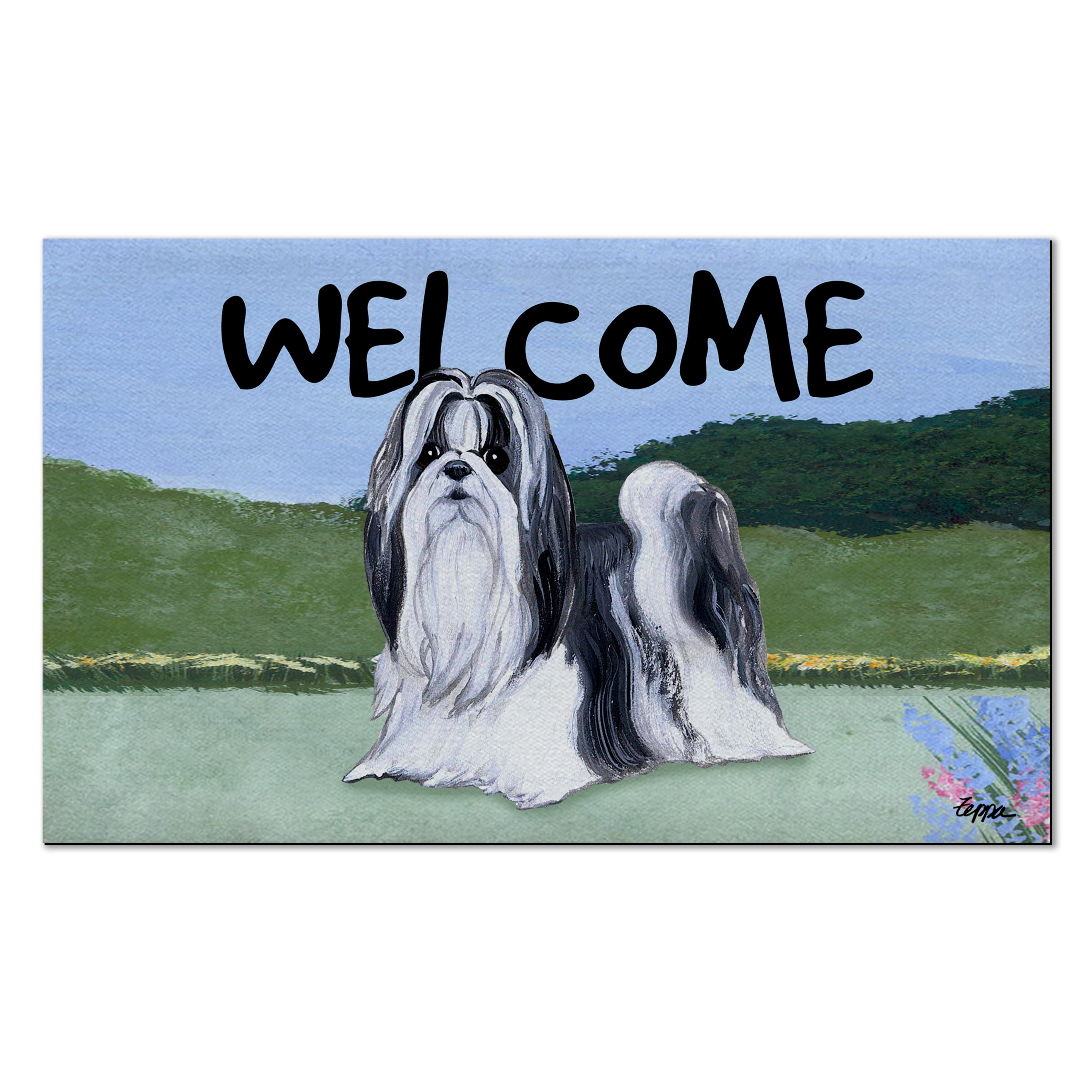 Shih Tzu Welcome Mat