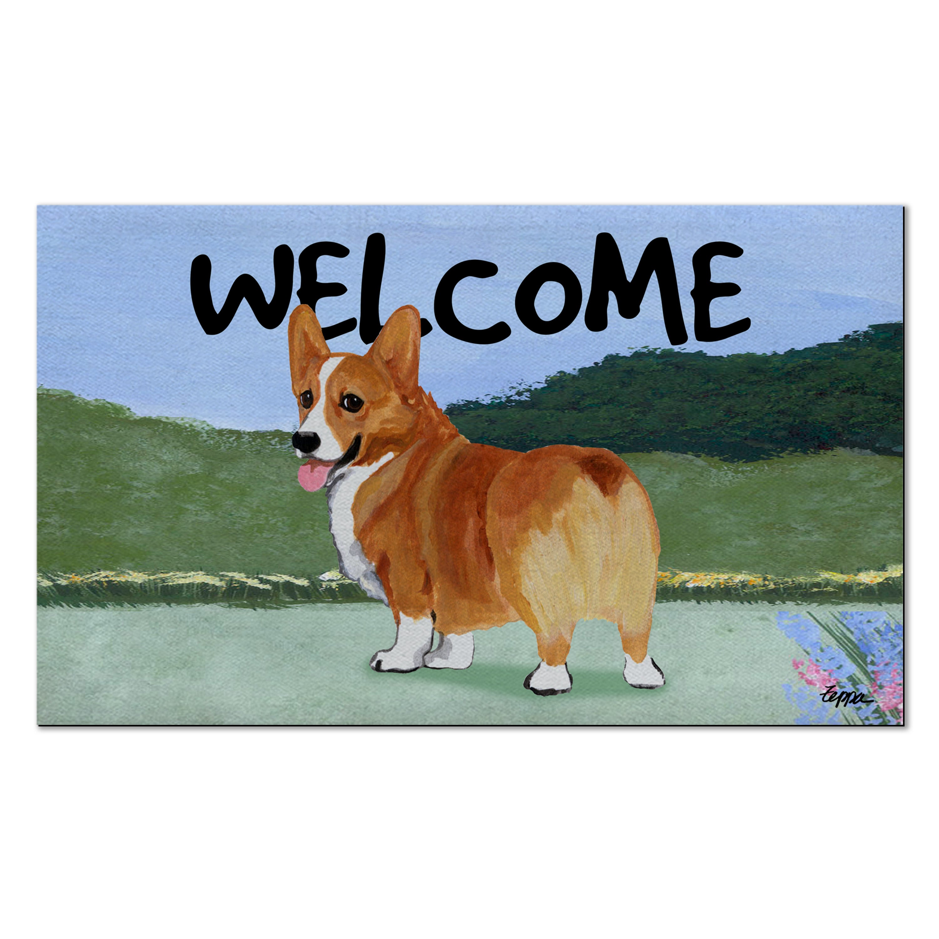 Welsh Corgi Pembroke Welcome Mat