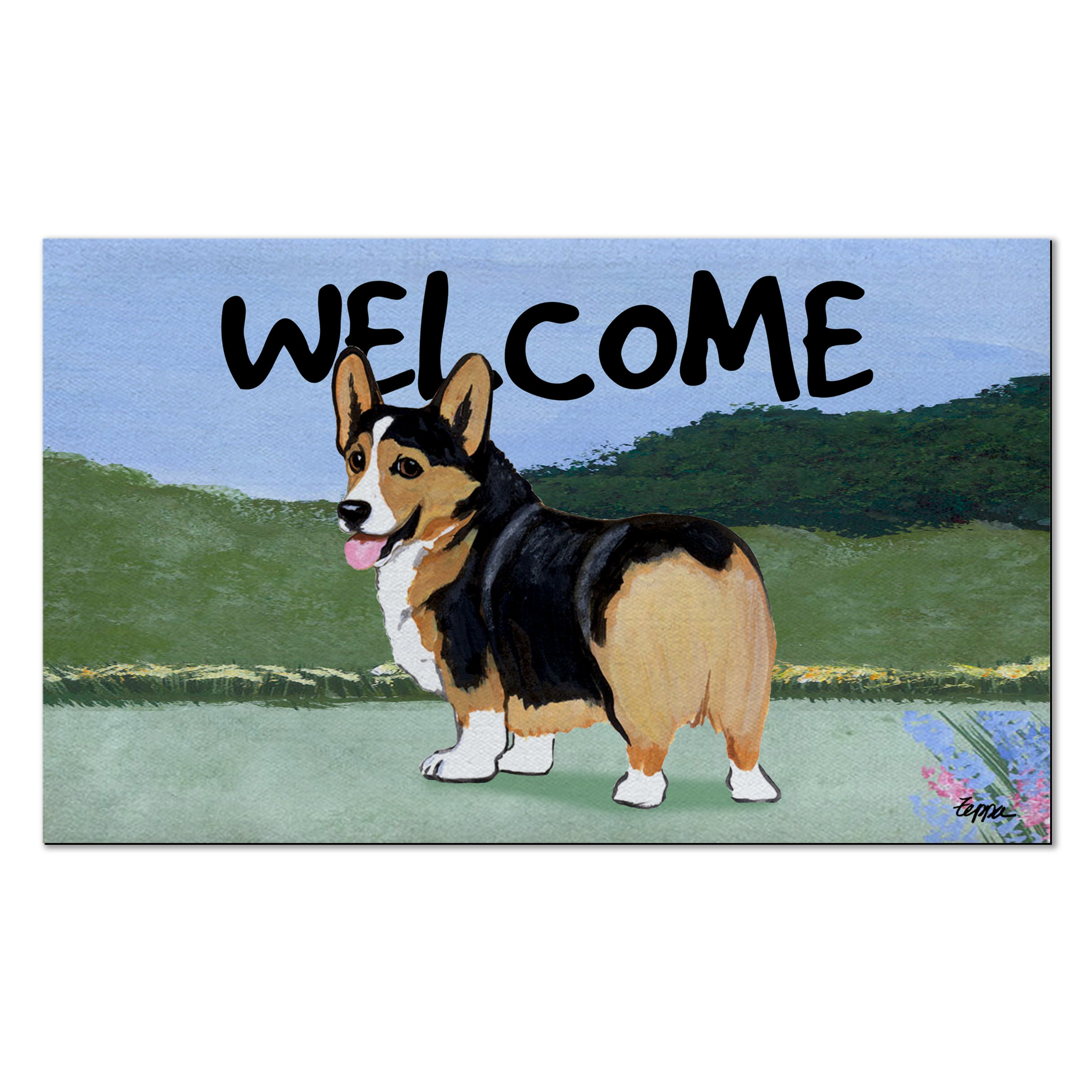 Welsh Corgi Pembroke Welcome Mat