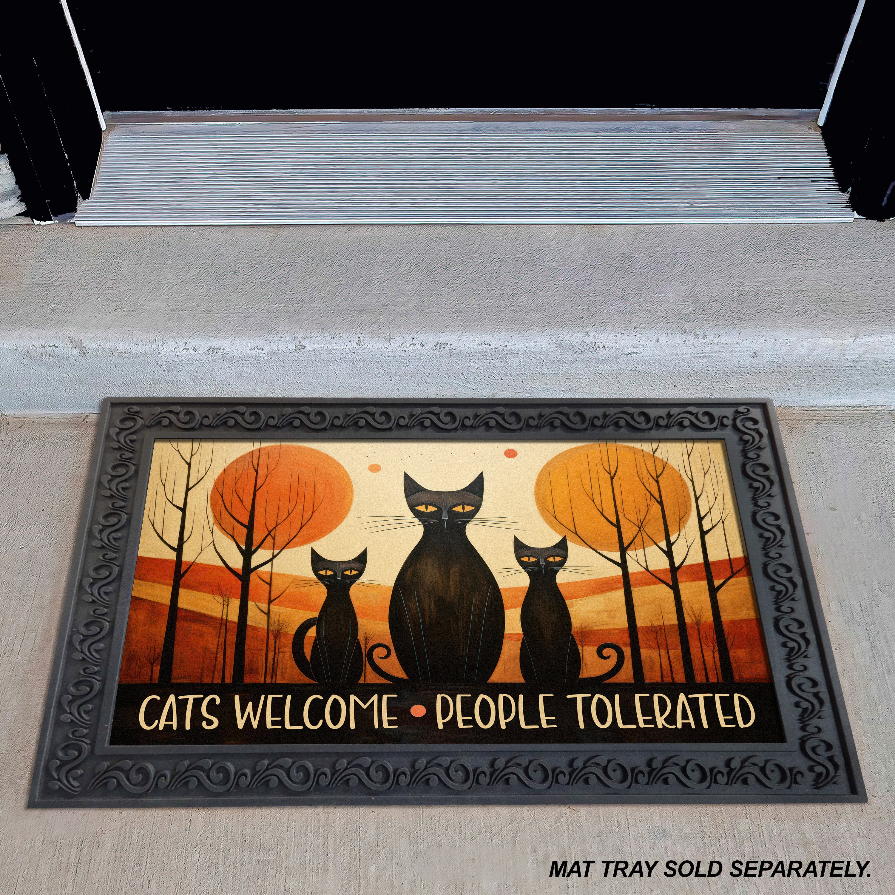 Cats Welcome Welcome Mat