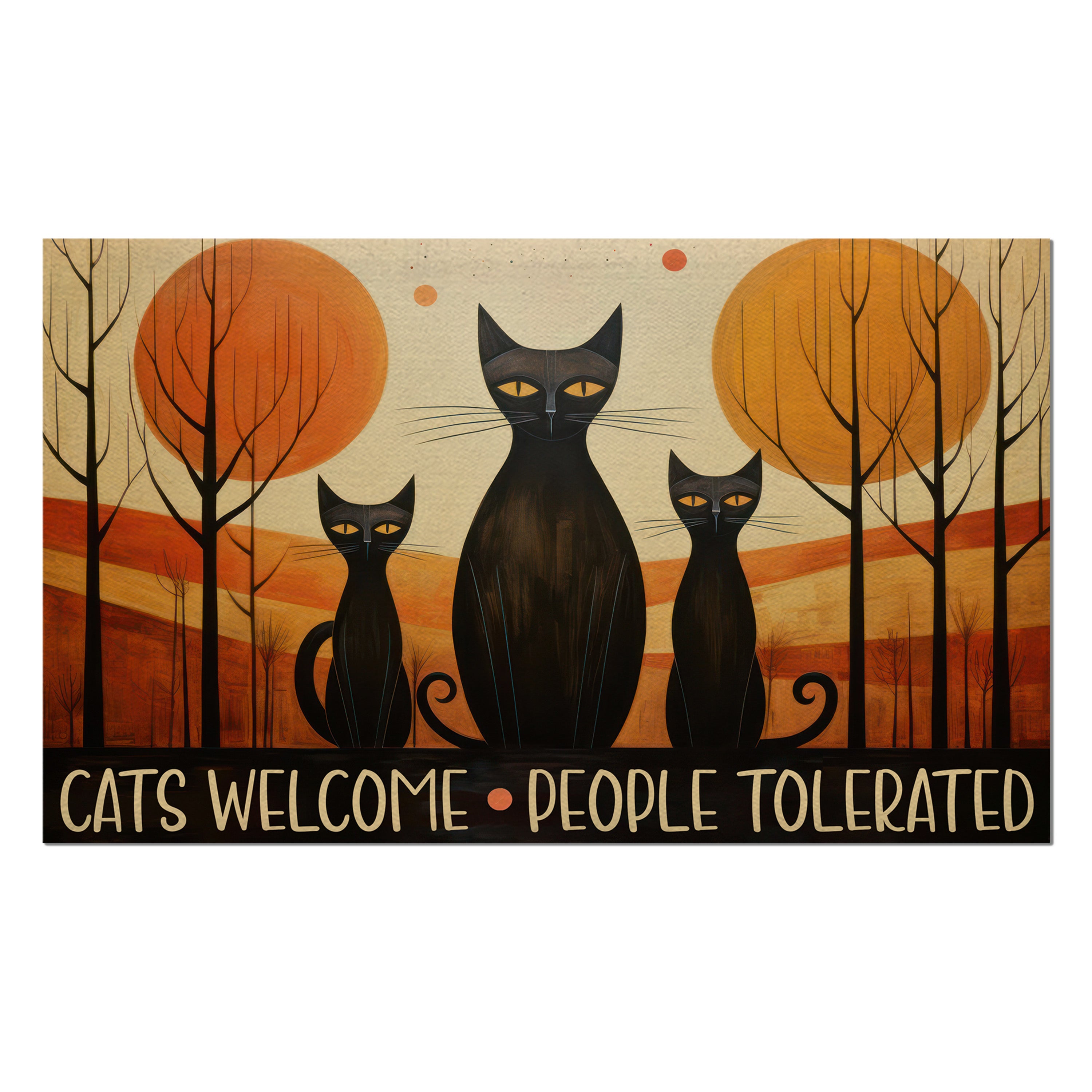 Cats Welcome Welcome Mat